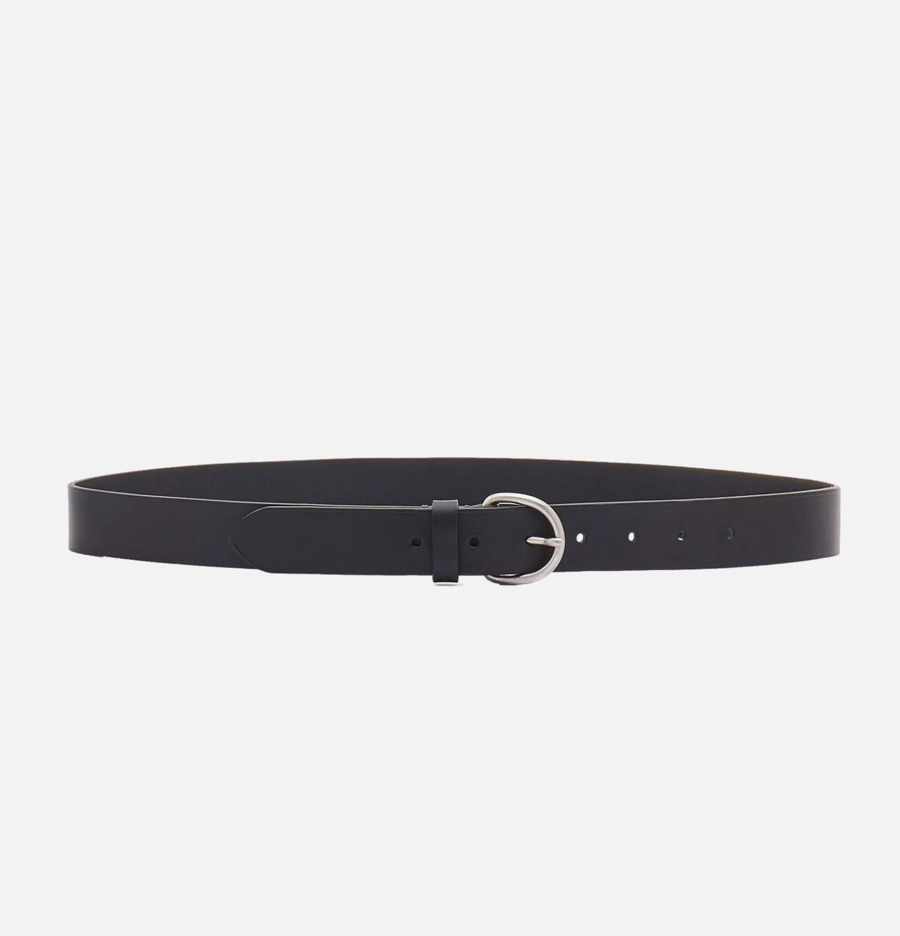 IL BISONTE Cowhide Belt Black