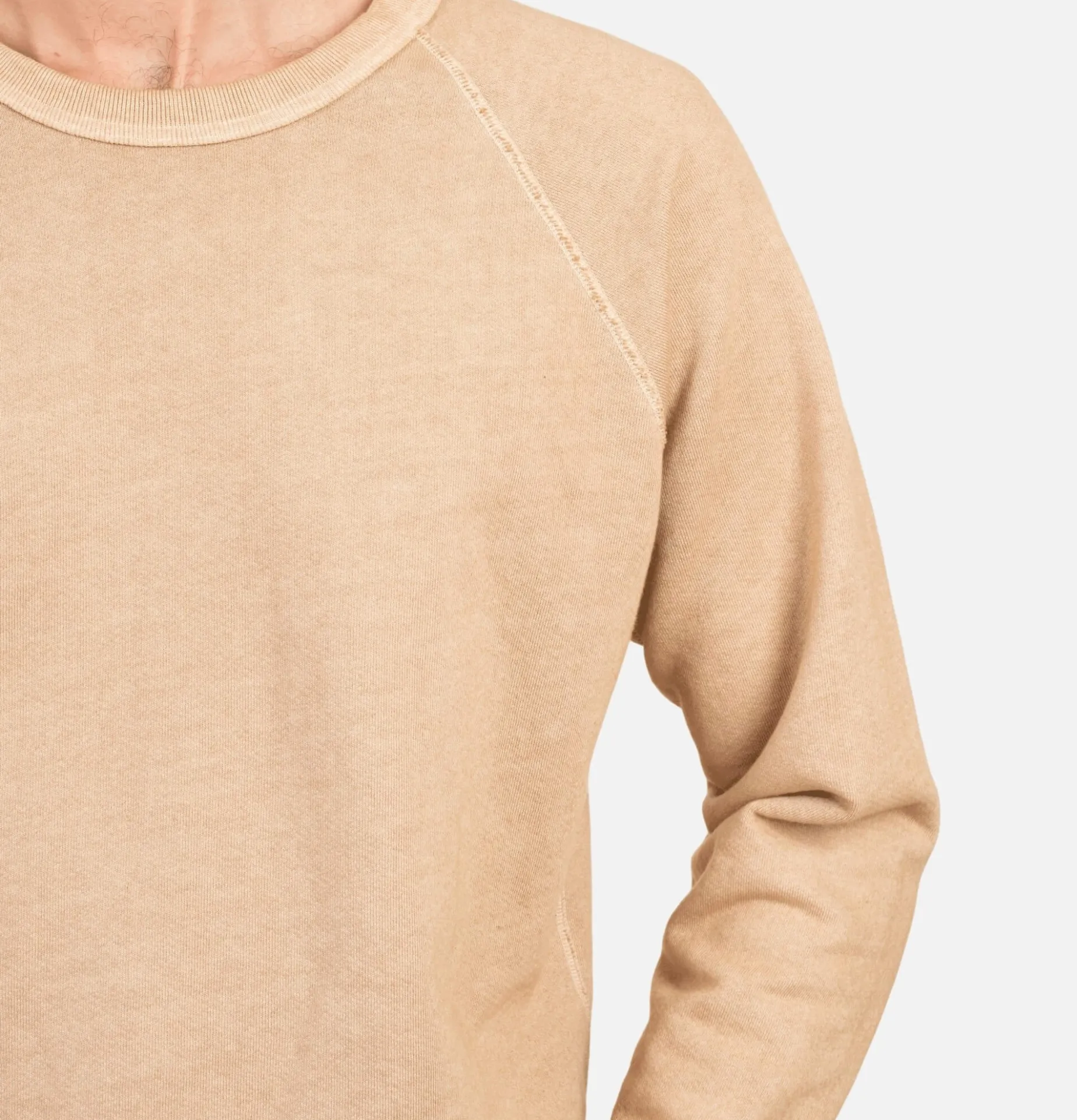 GOOD ON Crew Neck Sweat Latte