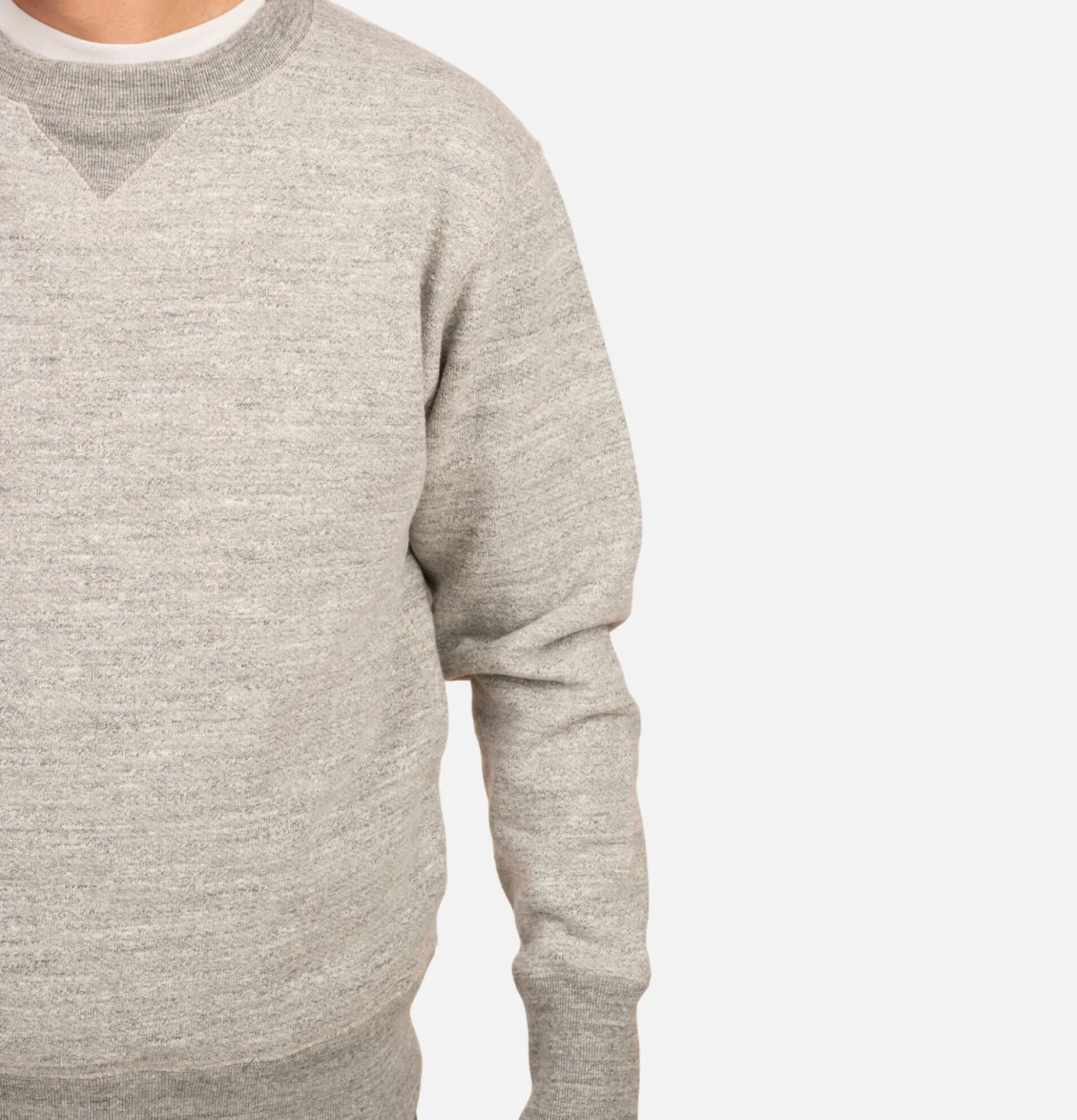 JACKMAN Crewneck Sweater Heather Grey