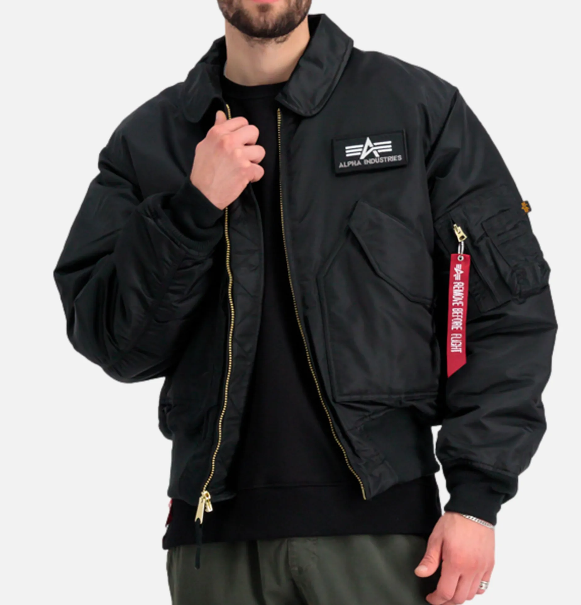 ALPHA INDUSTRIES Cwu 45 Jacket Black