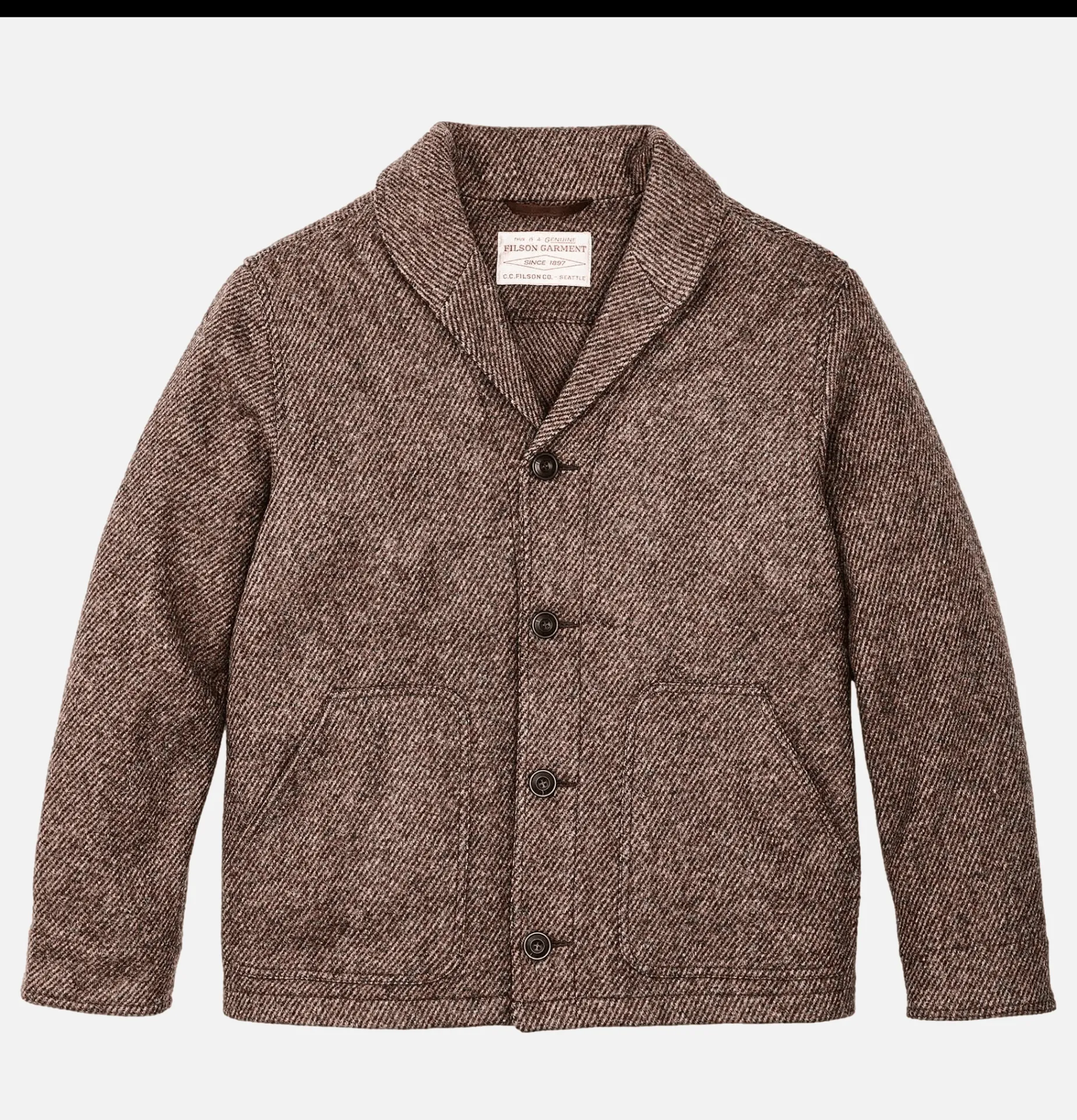 FILSON Decatur Island Wool Brown