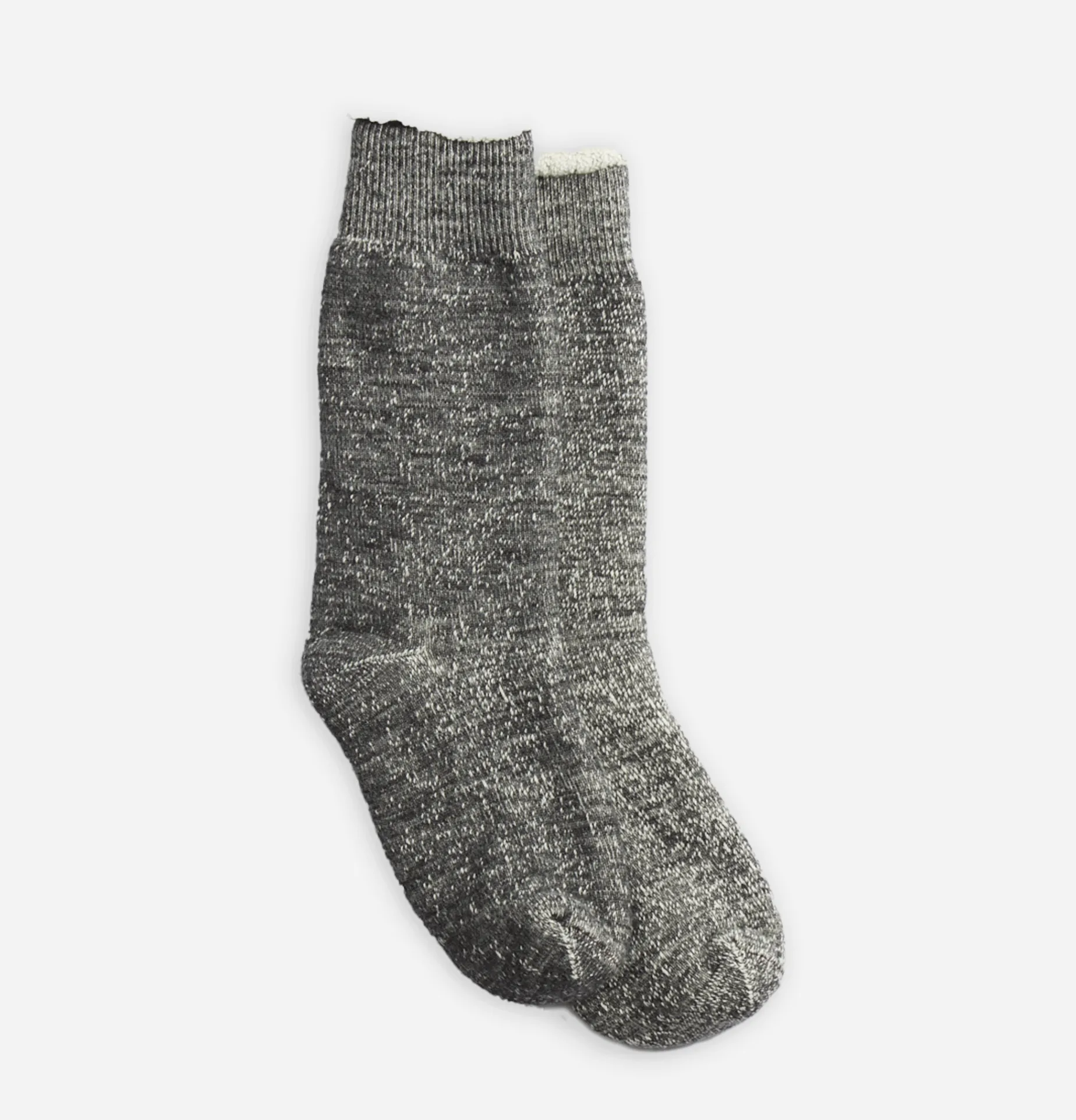 ROTOTO Double Face Socks Charcoal