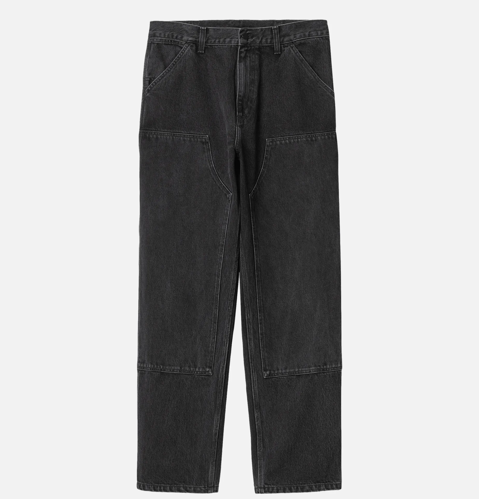 CARHARTT WIP Double Knee Pant Black Washed