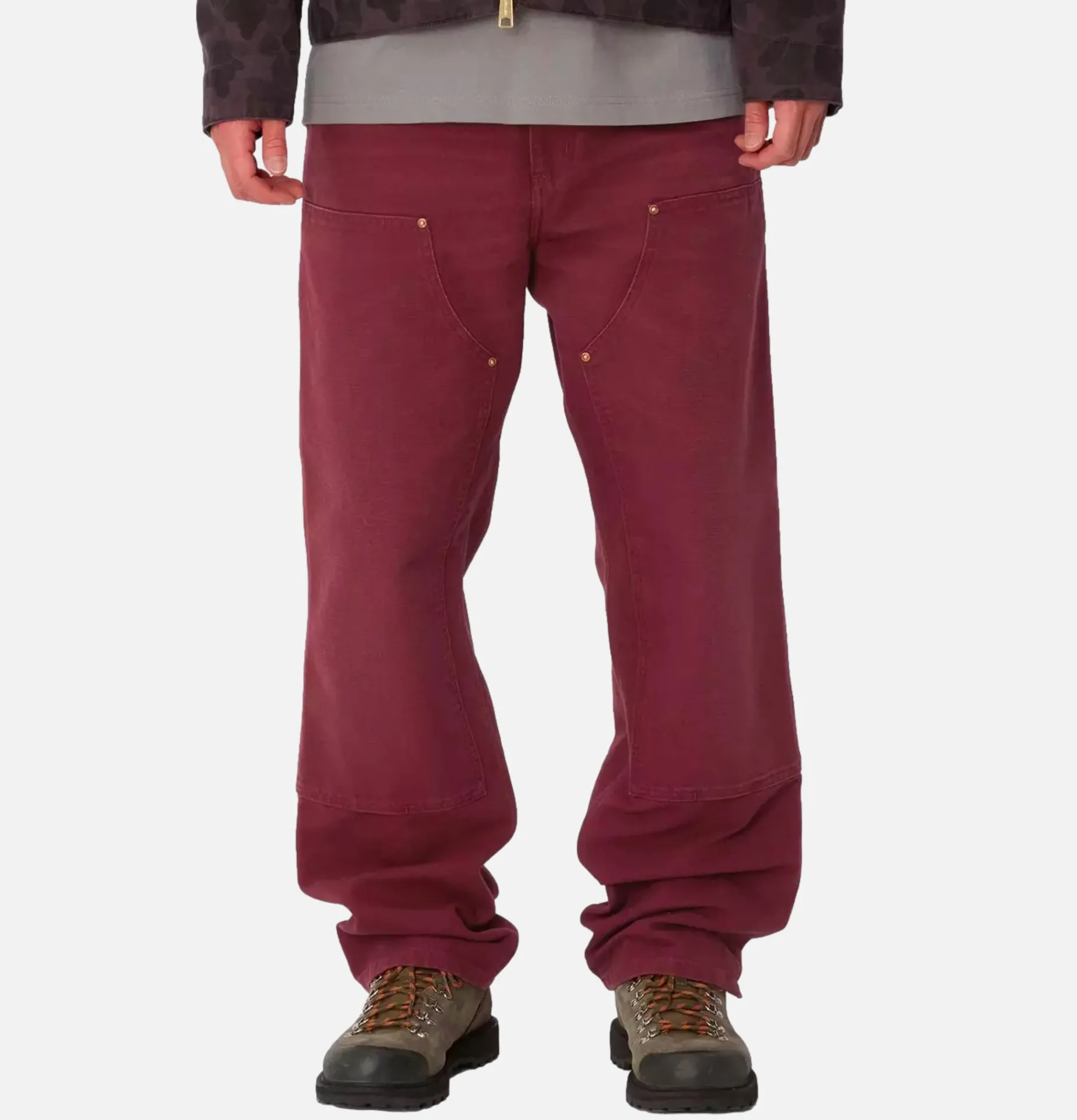 CARHARTT WIP Double Knee Pant Malbec