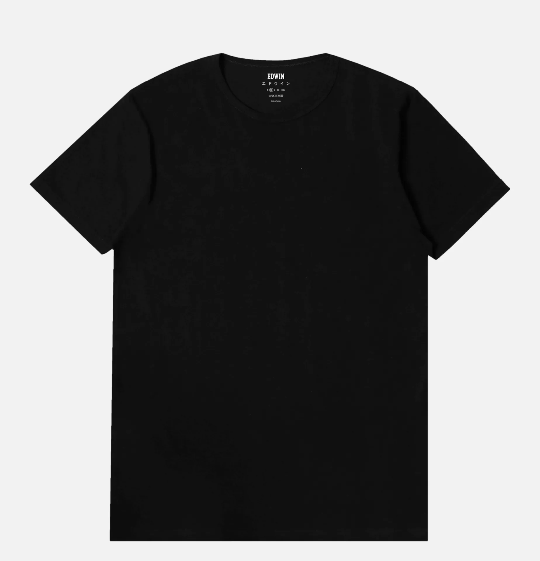 EDWIN Double Pack Tee Black