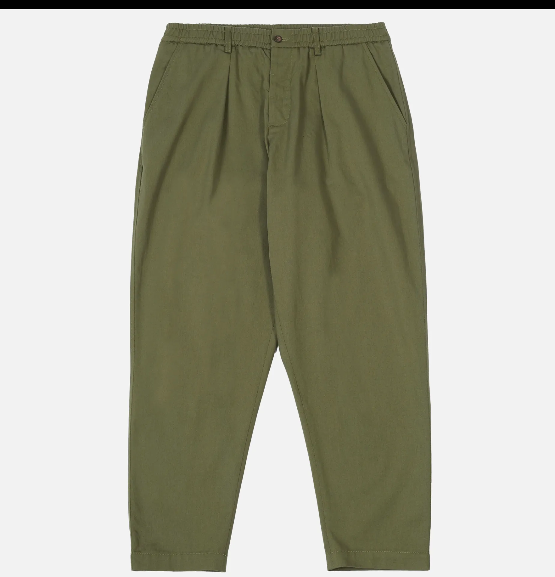 UNIVERSAL WORKS Double Pleat Pant Light Olive