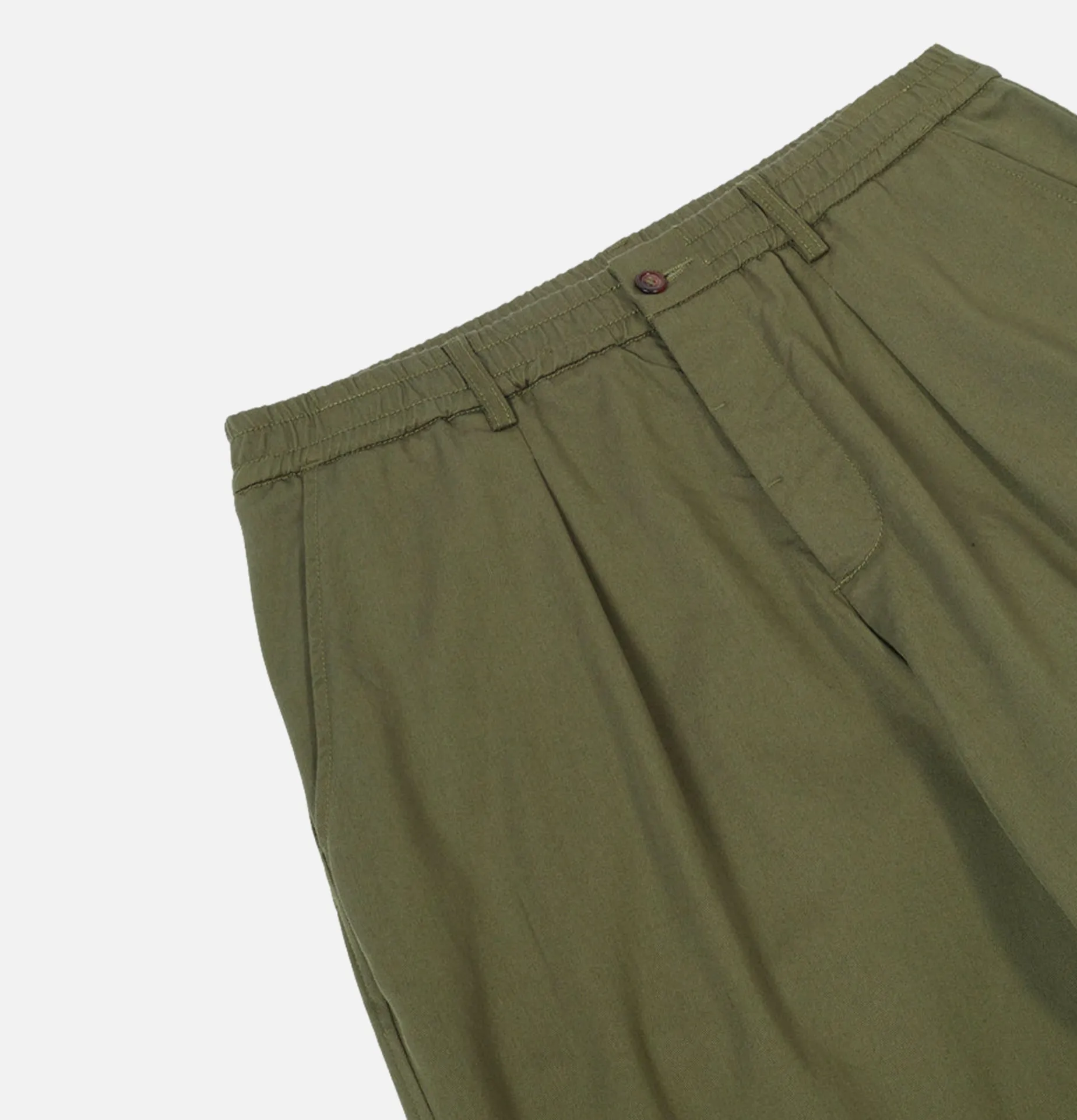 UNIVERSAL WORKS Double Pleat Pant Light Olive