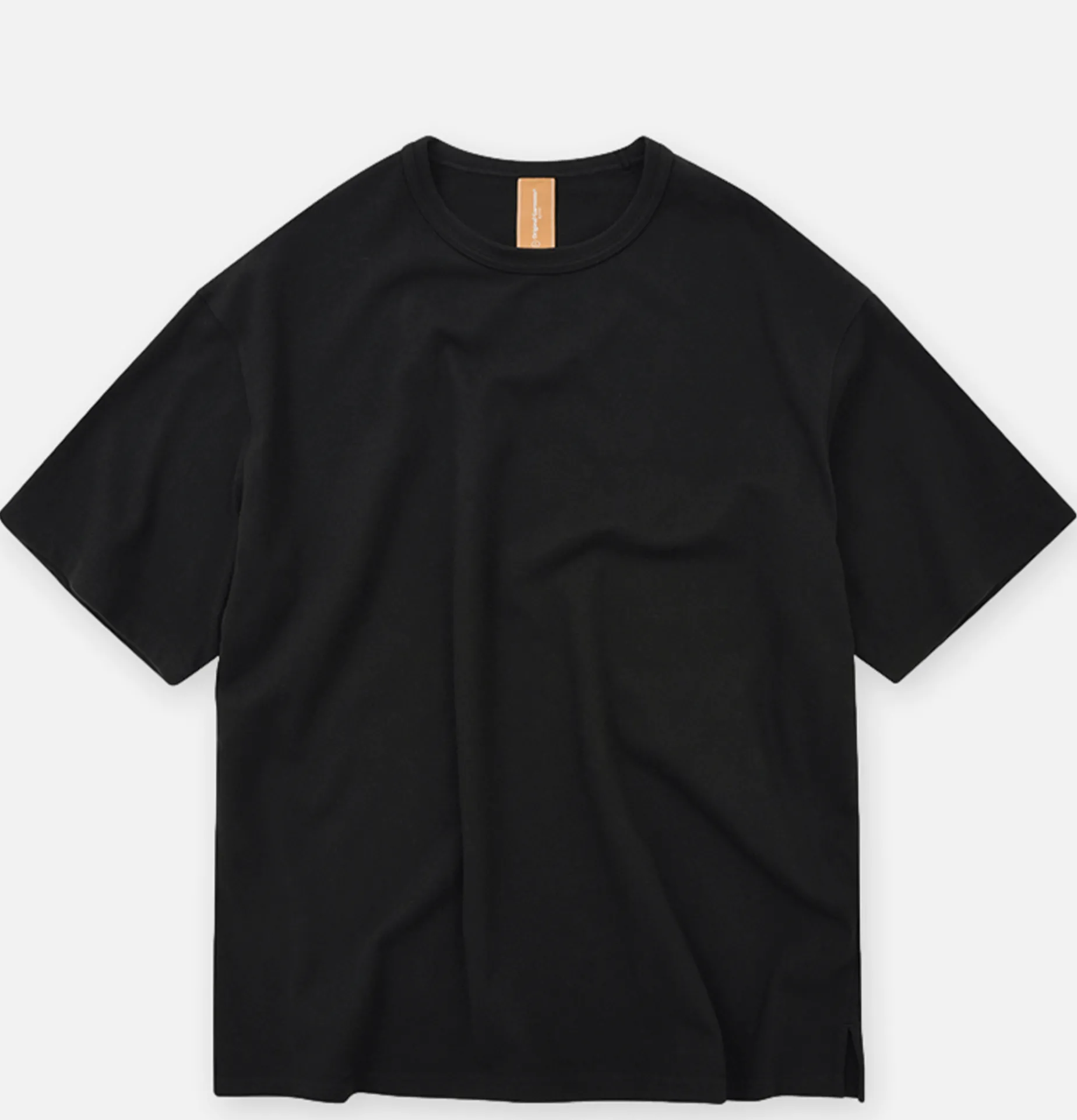 FRIZMWORKS Double Rib Oversized Tee Black