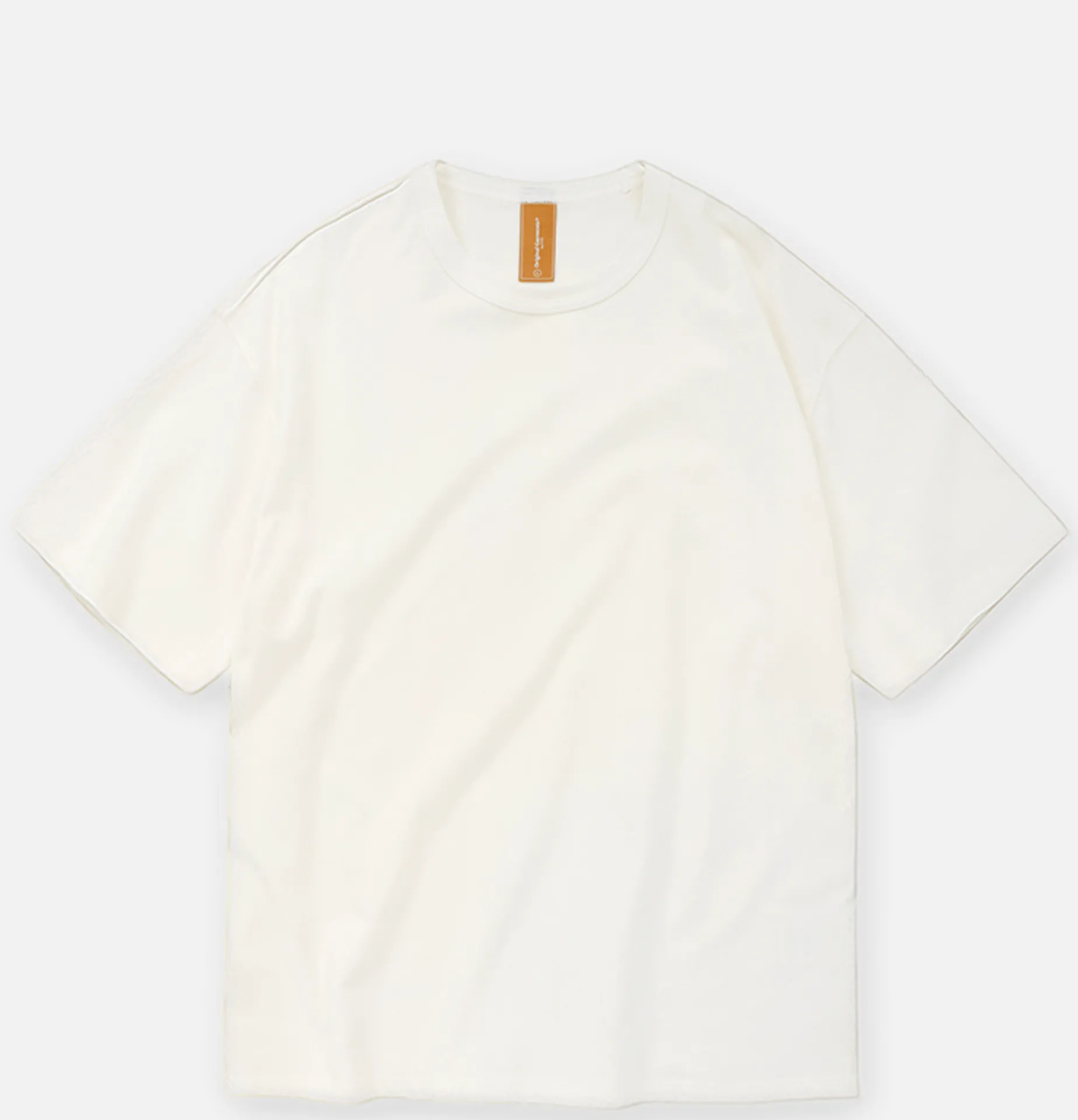 FRIZMWORKS Double Rib Oversized Tee White