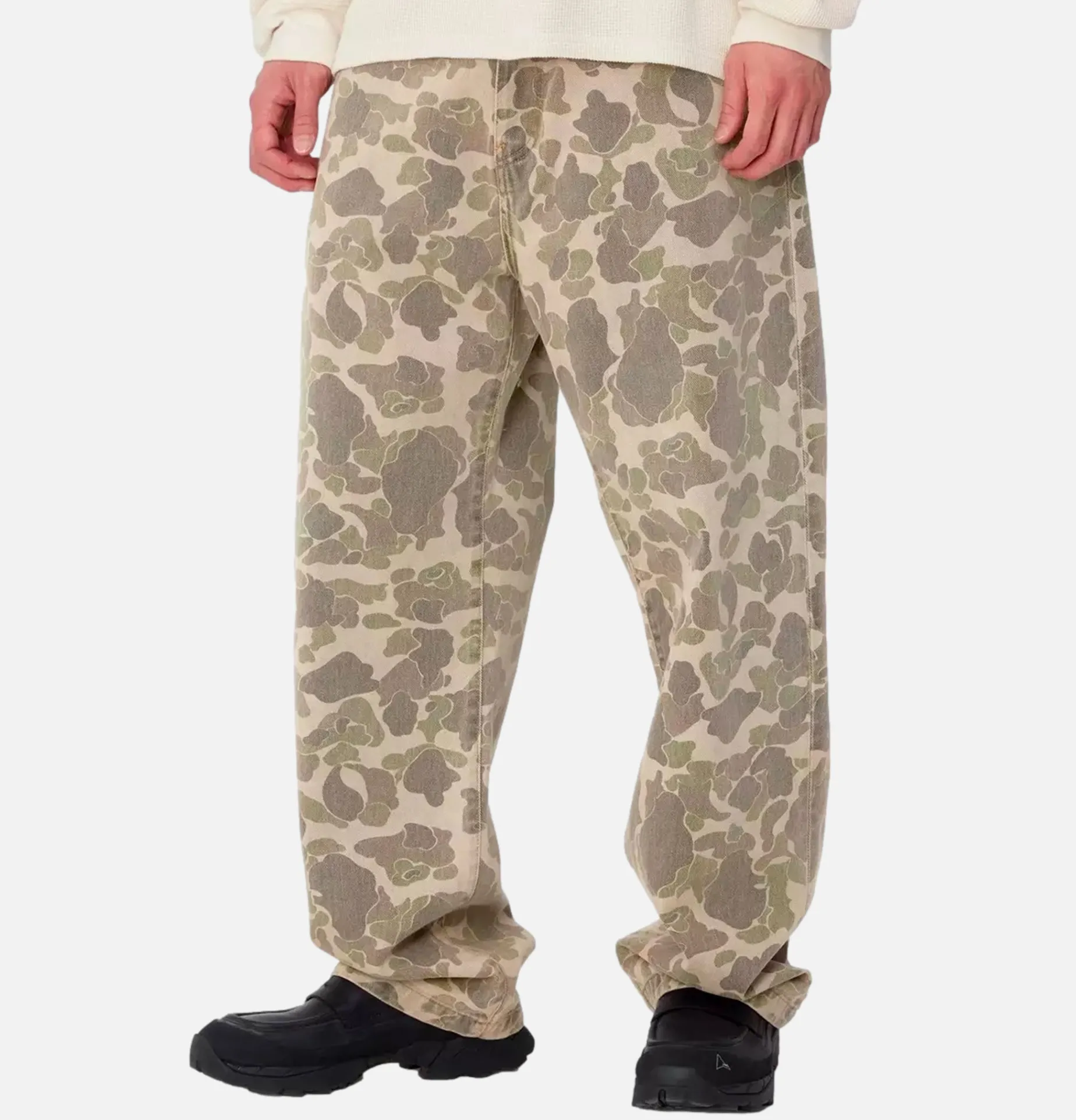 CARHARTT WIP Duck Landon Pant Black Camo Duck