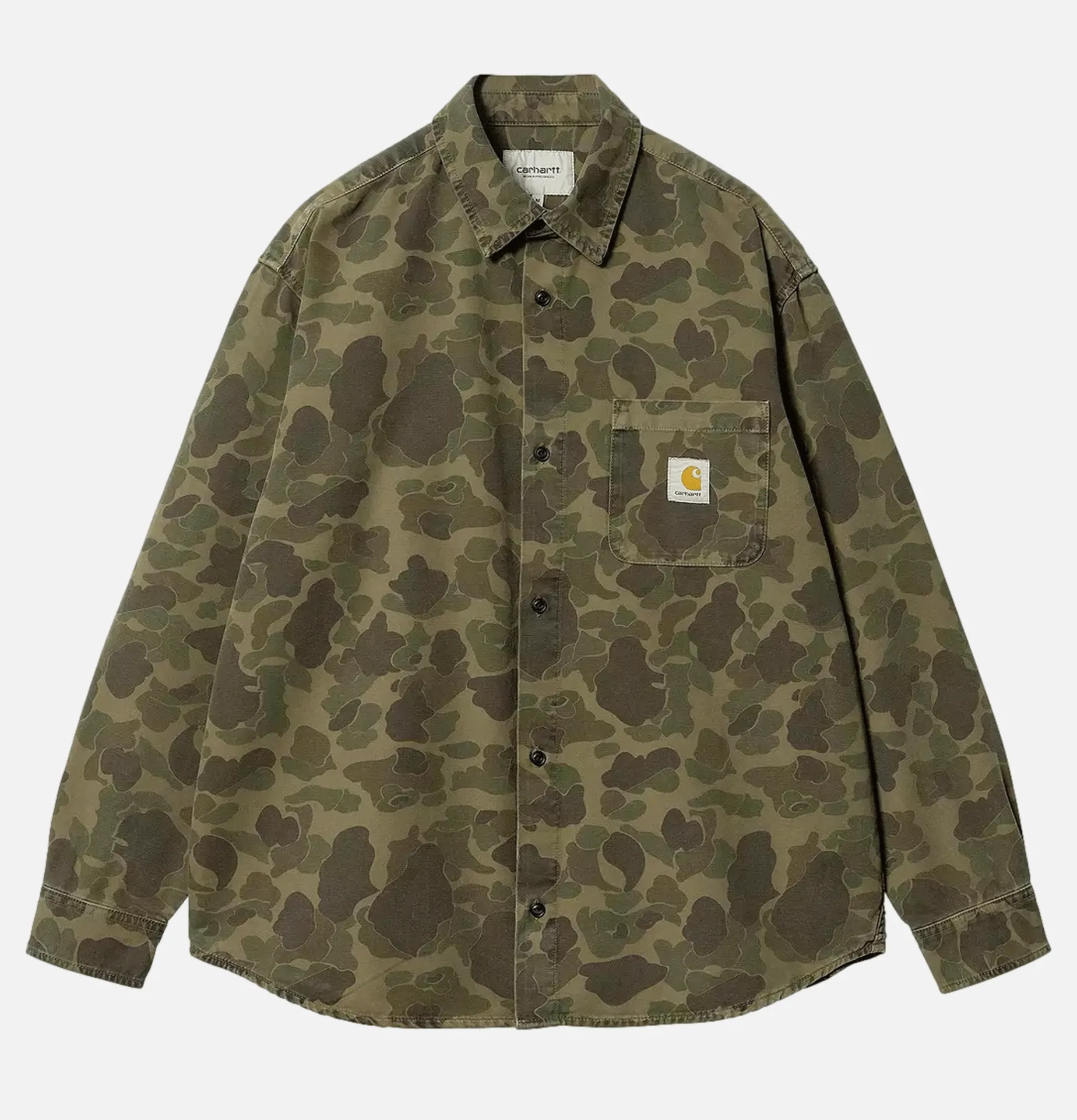 CARHARTT WIP Duck Shirt Camo Green