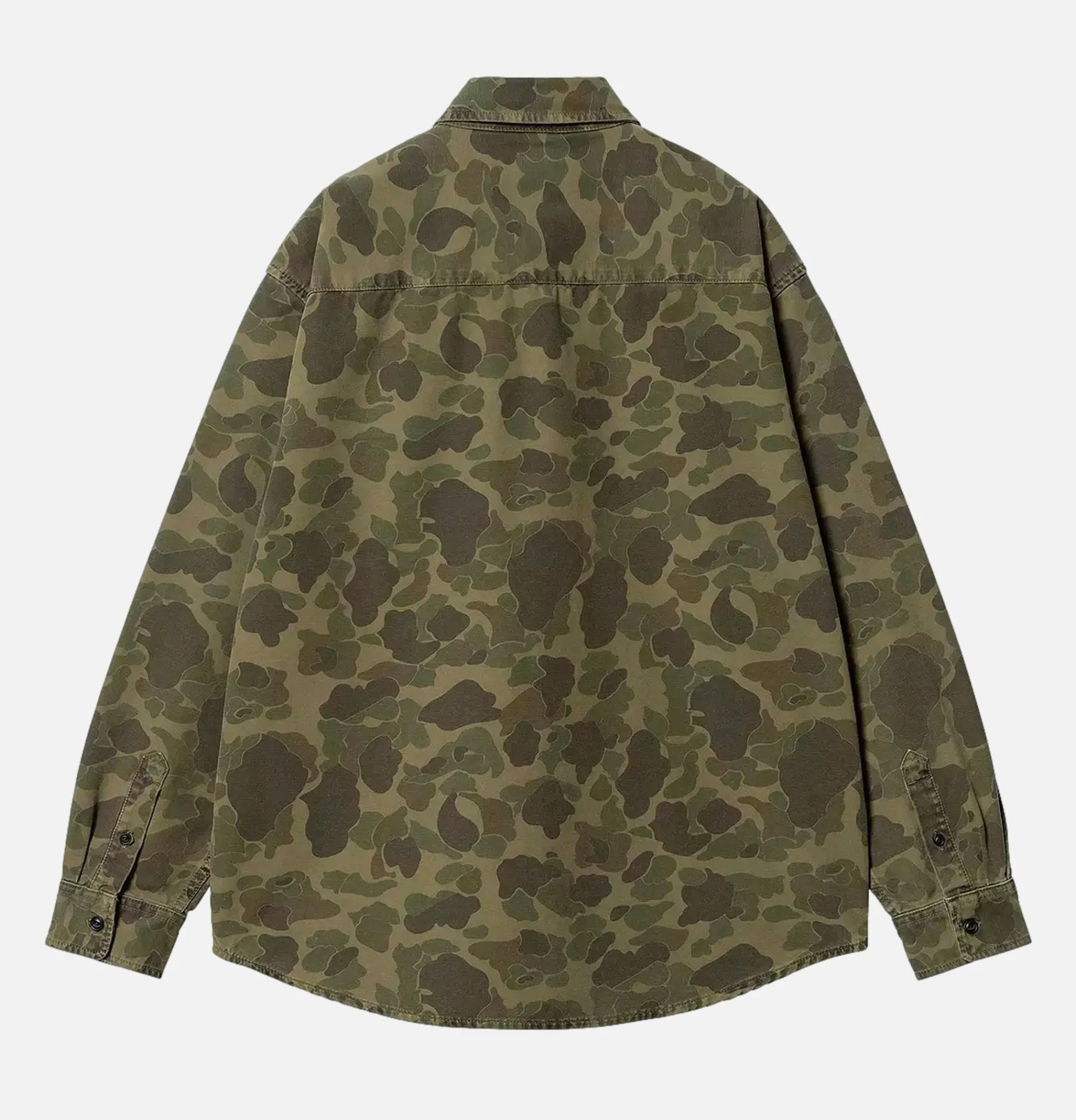 CARHARTT WIP Duck Shirt Camo Green