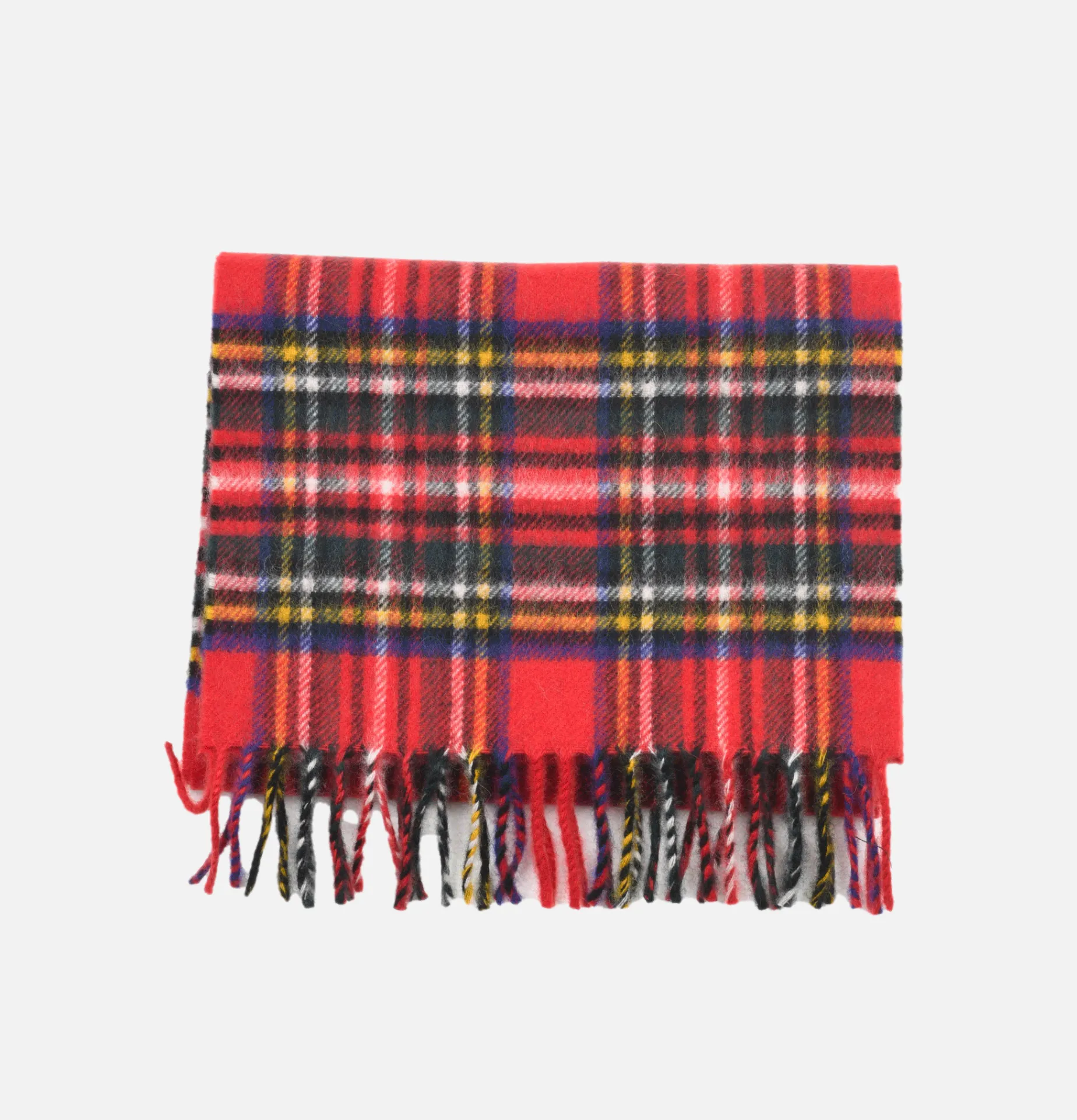 JOSHUA ELLIS Echarpe Cachemire Tartan Red