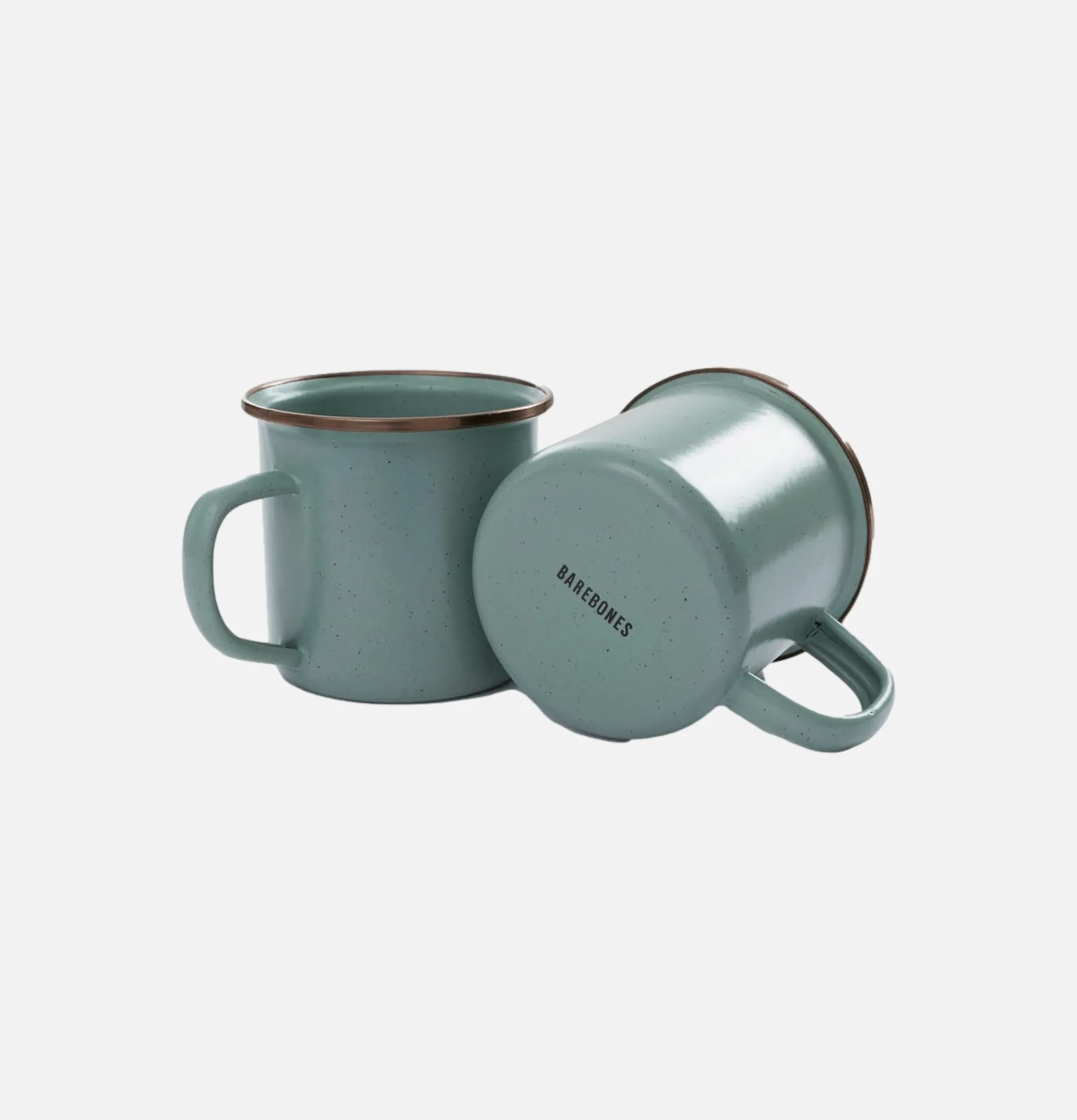 BAREBONES Enamel Cup Set X 2 Mint