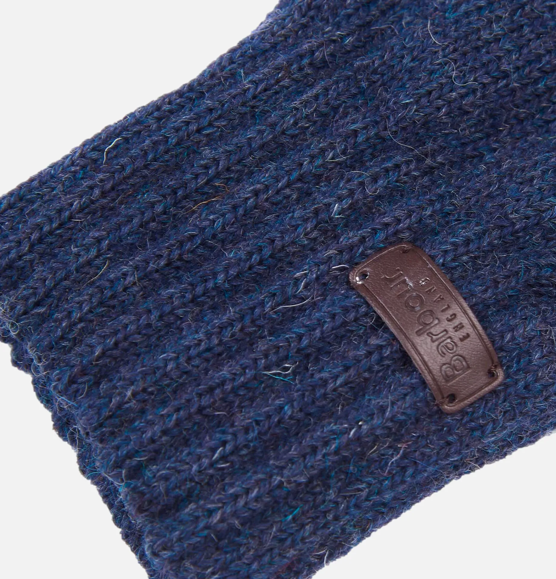 BARBOUR Fingerless Gloves Navy