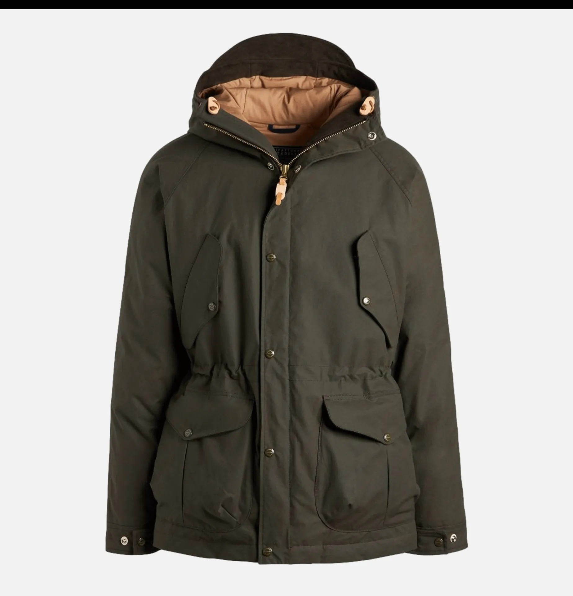 MANIFATTURA CECCARELLI Fisherman Down Parka Chocolate