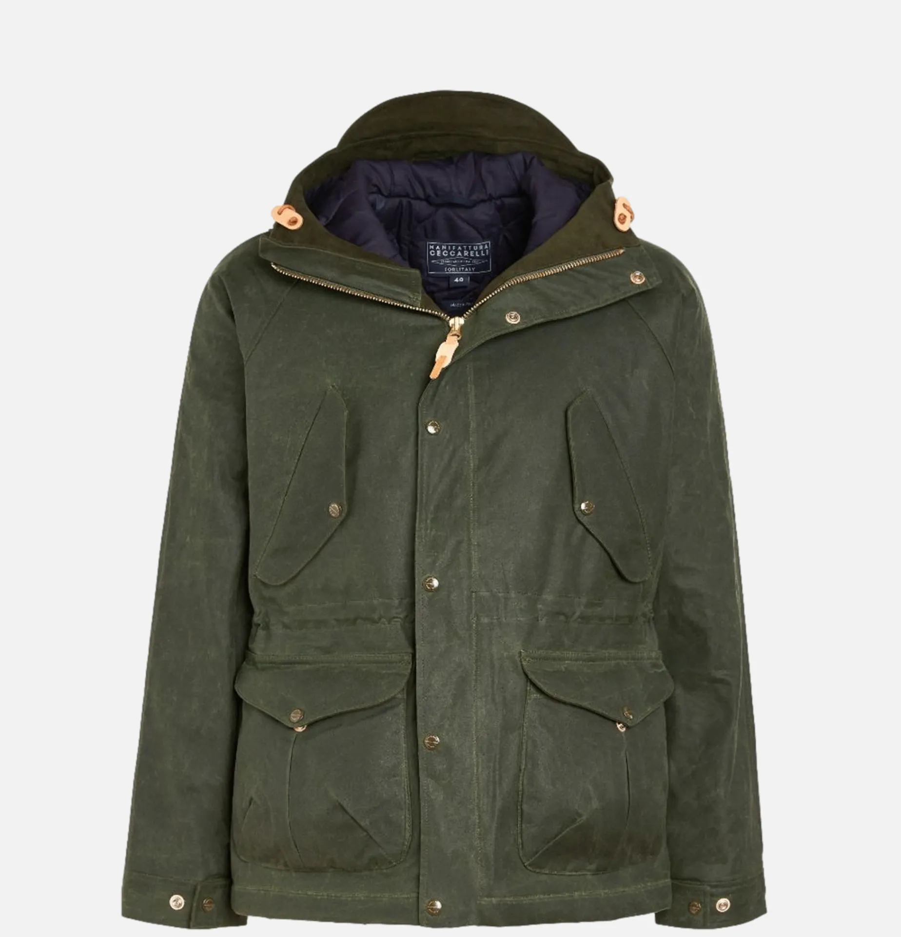 MANIFATTURA CECCARELLI Fisherman Parka Dark Green