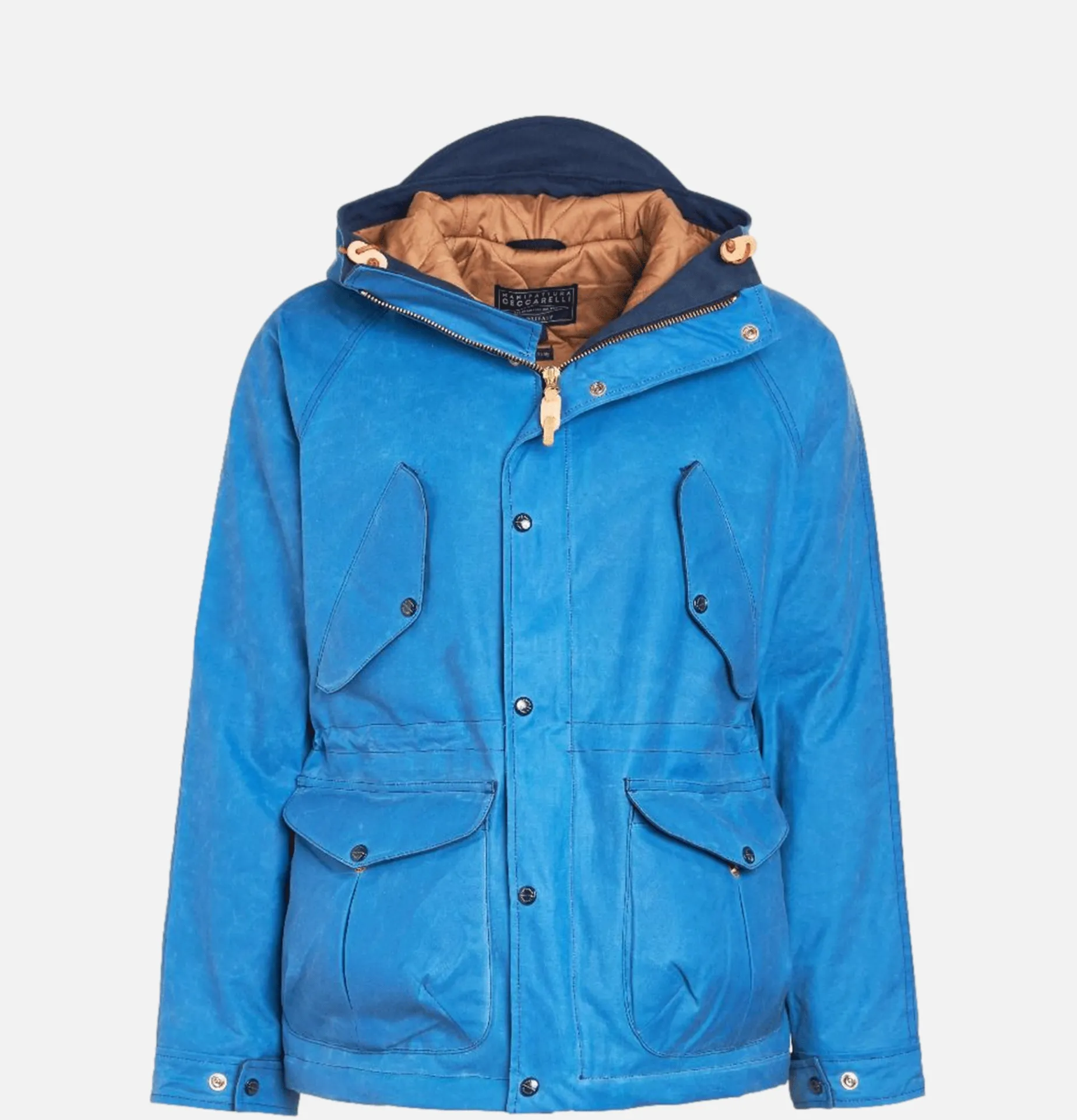 MANIFATTURA CECCARELLI Fisherman Parka Mid Blue