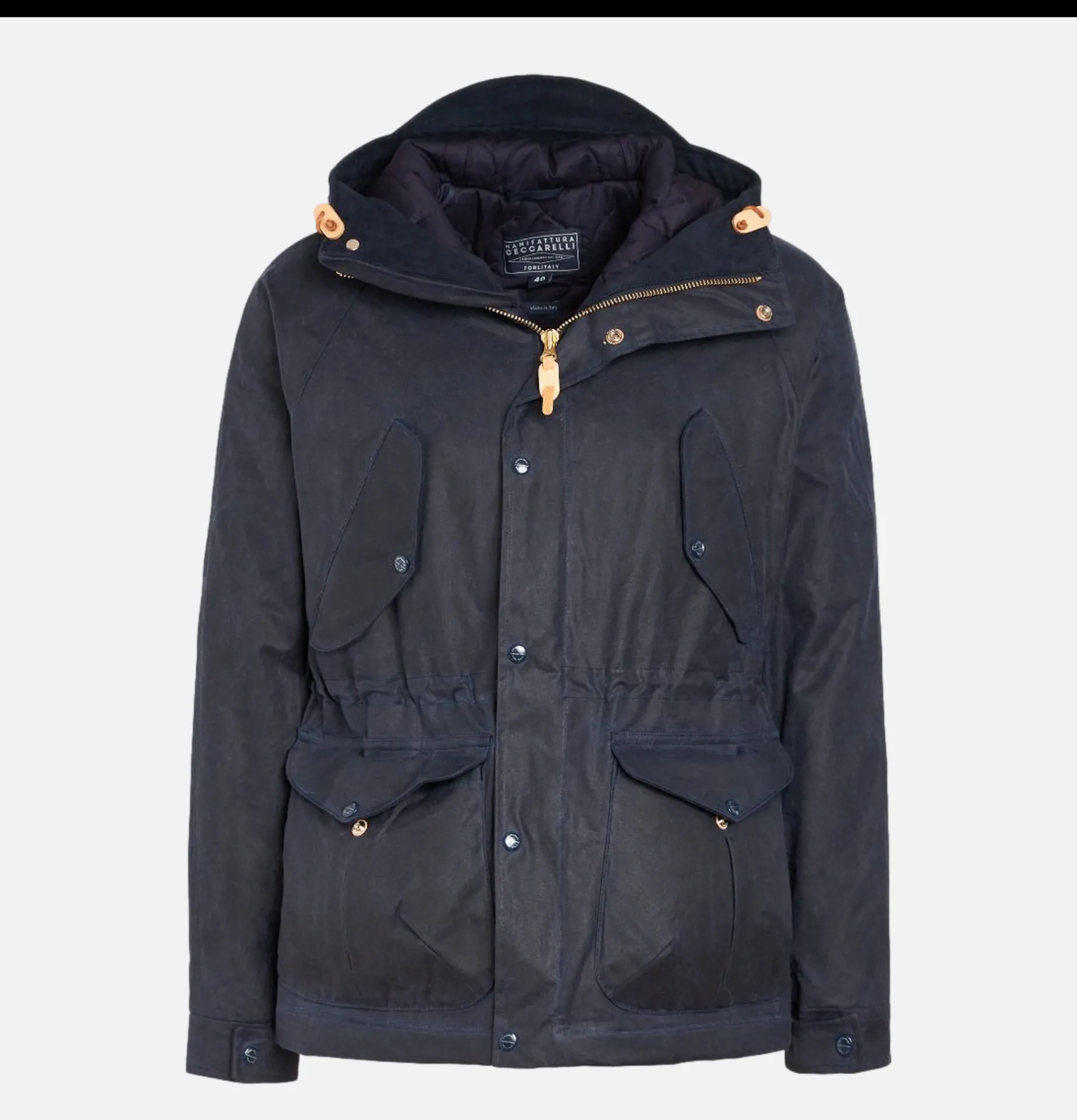 MANIFATTURA CECCARELLI Fisherman Parka Navy