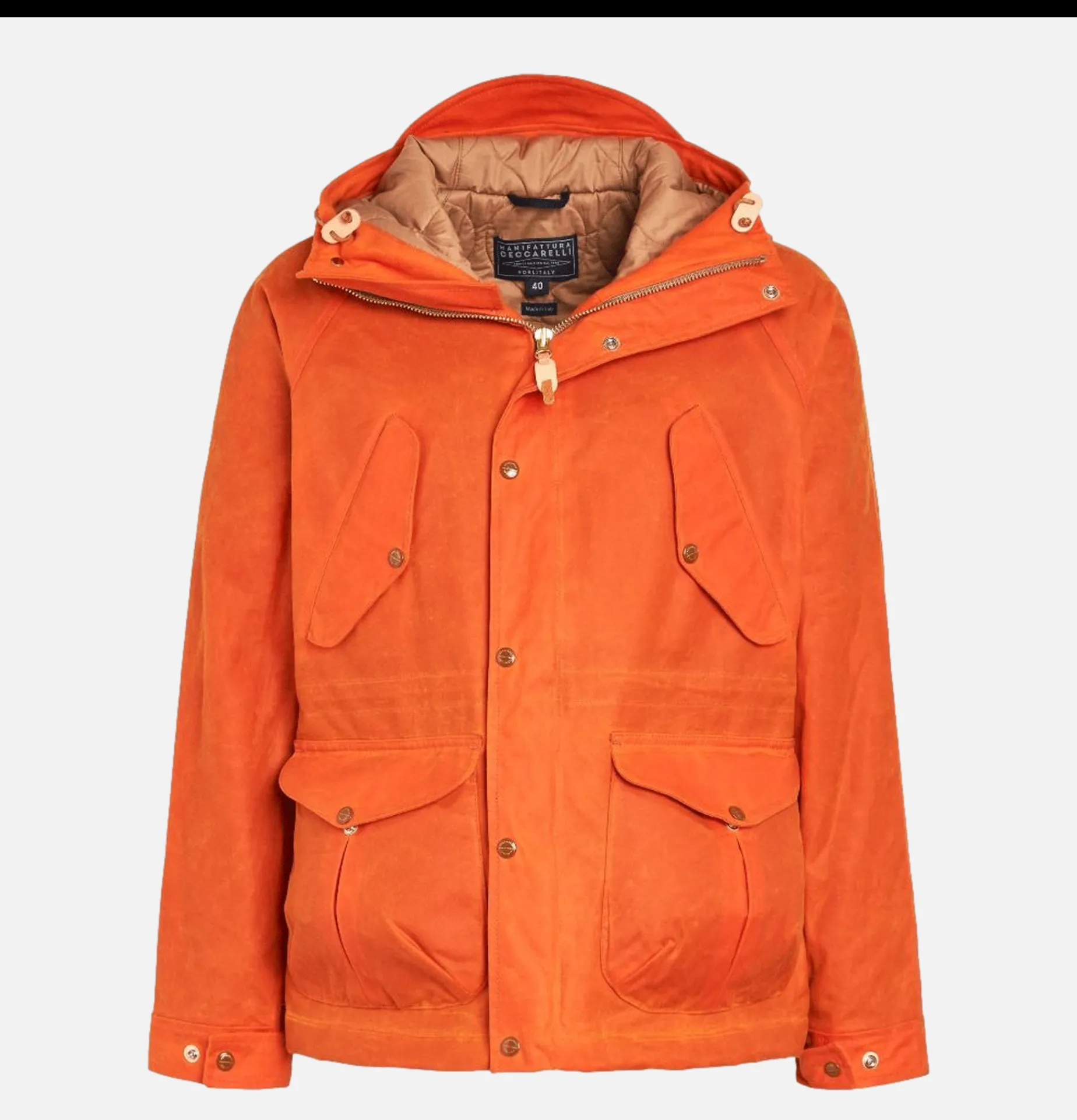 MANIFATTURA CECCARELLI Fisherman Parka Orange