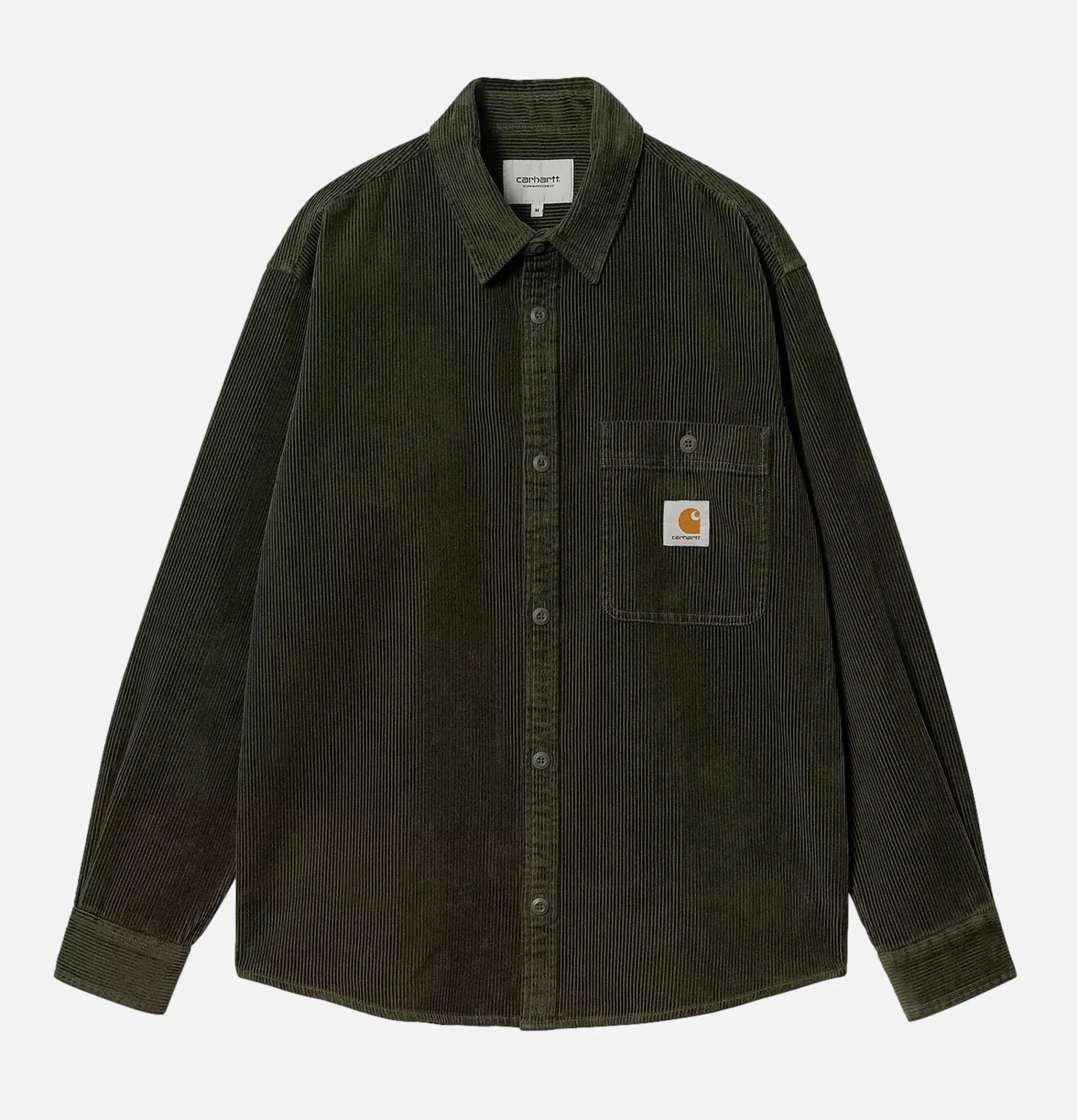 CARHARTT WIP Flint Shirt Corduroy Office Green