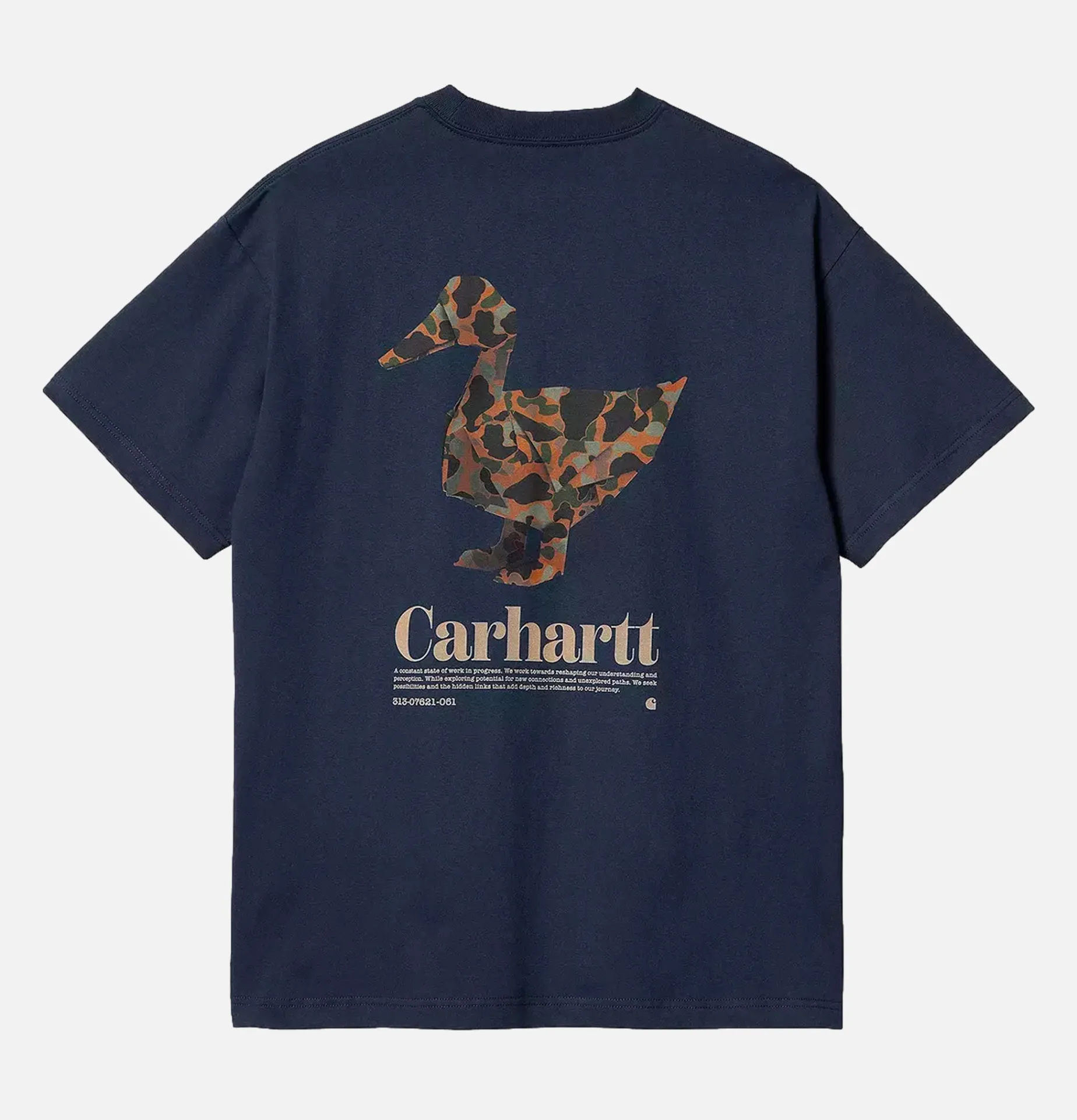 CARHARTT WIP Fold Duck Tee Air Force Blue