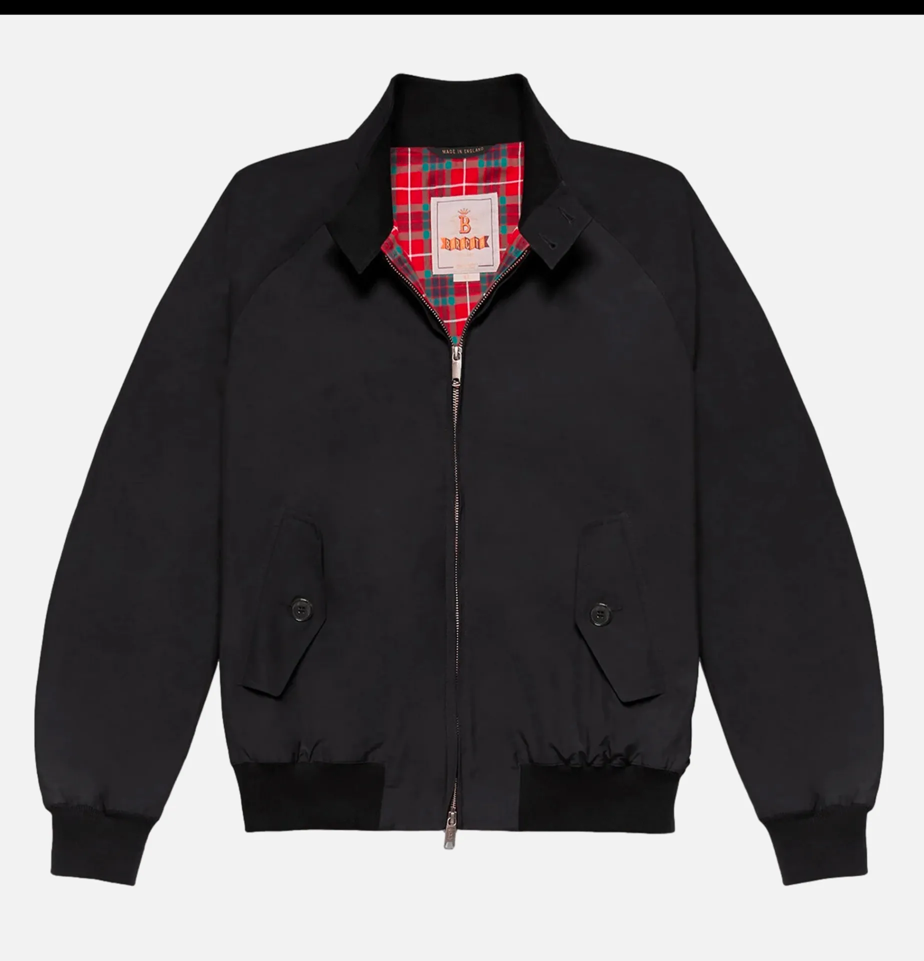 BARACUTA G9 Harrington Jacket Black