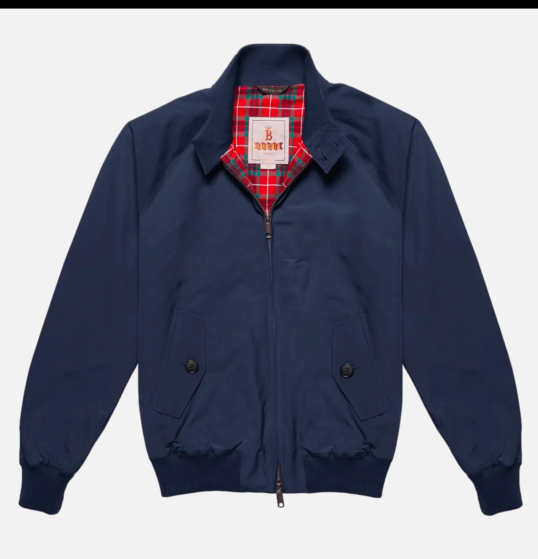 BARACUTA G9 Harrington Jacket Navy