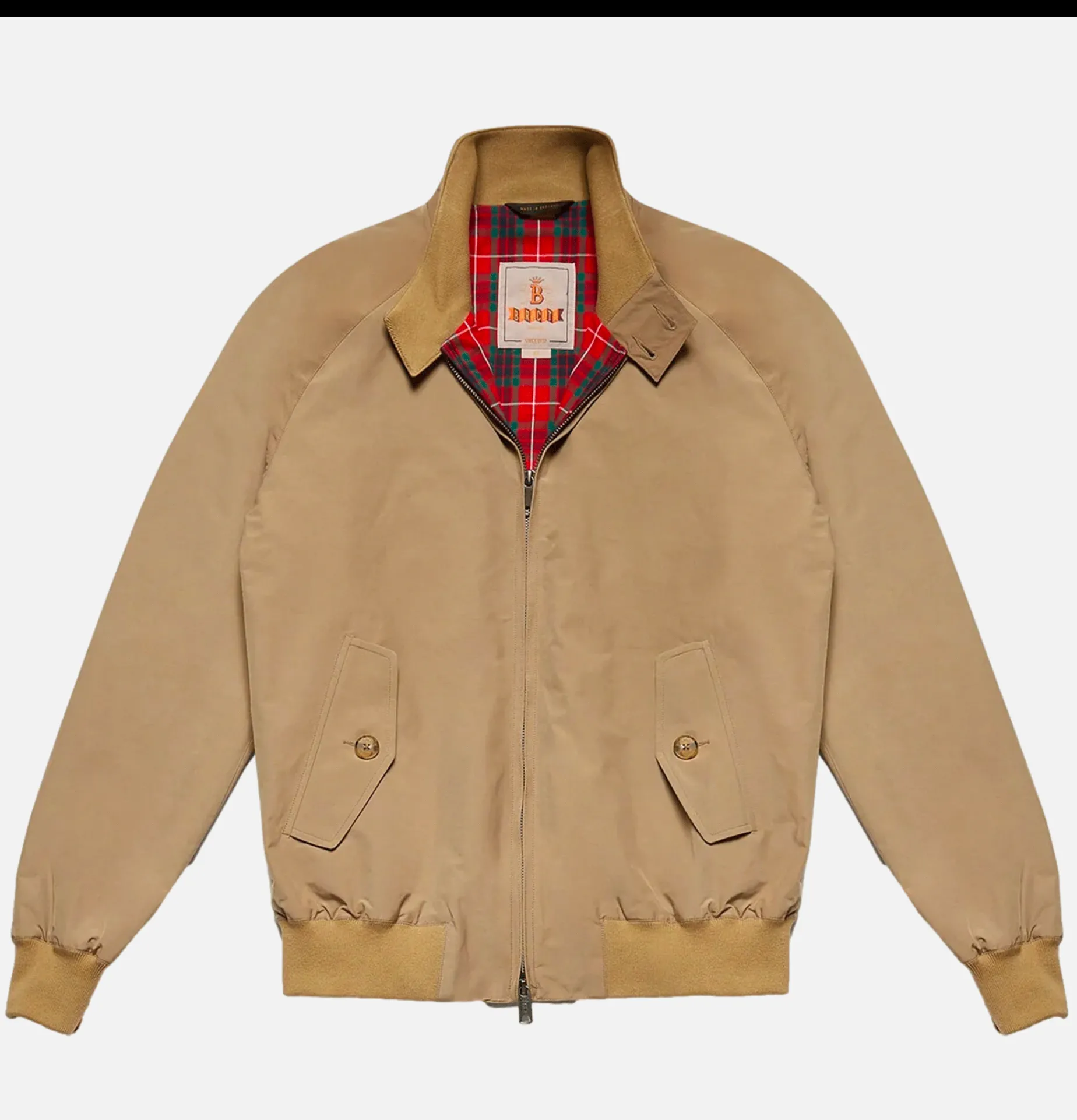 BARACUTA G9 Harrington Jacket Tan