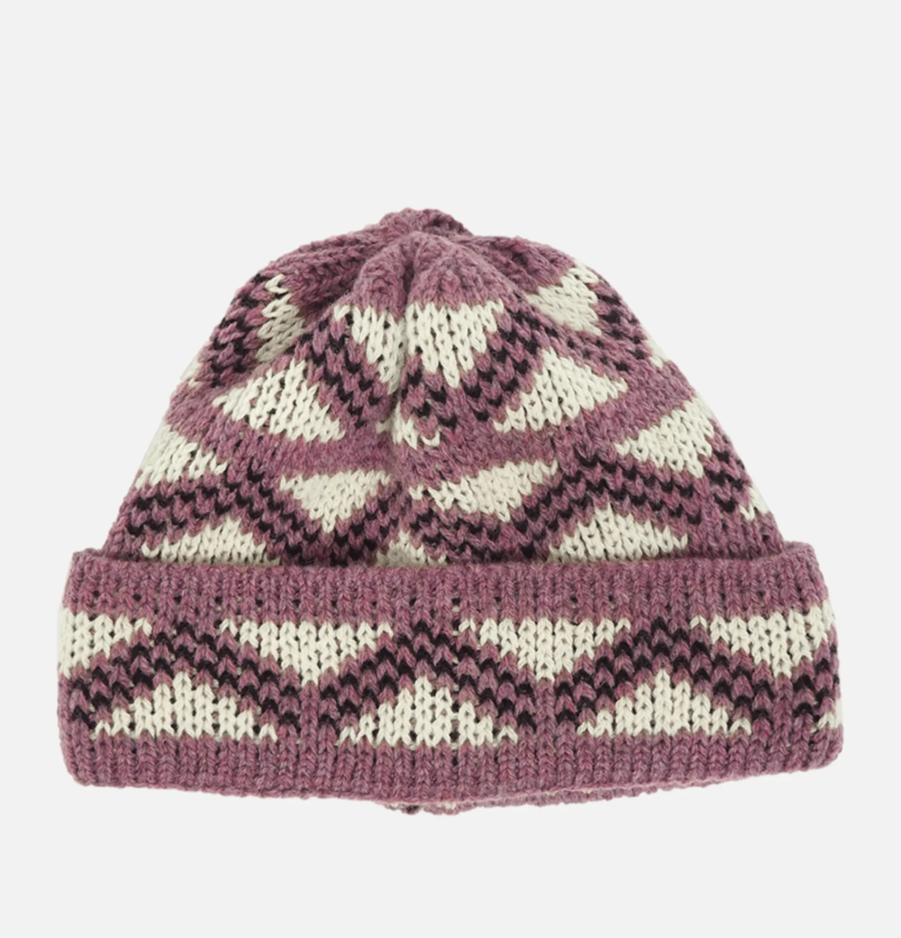 FOUND FEATHER Geo Beanie Purple