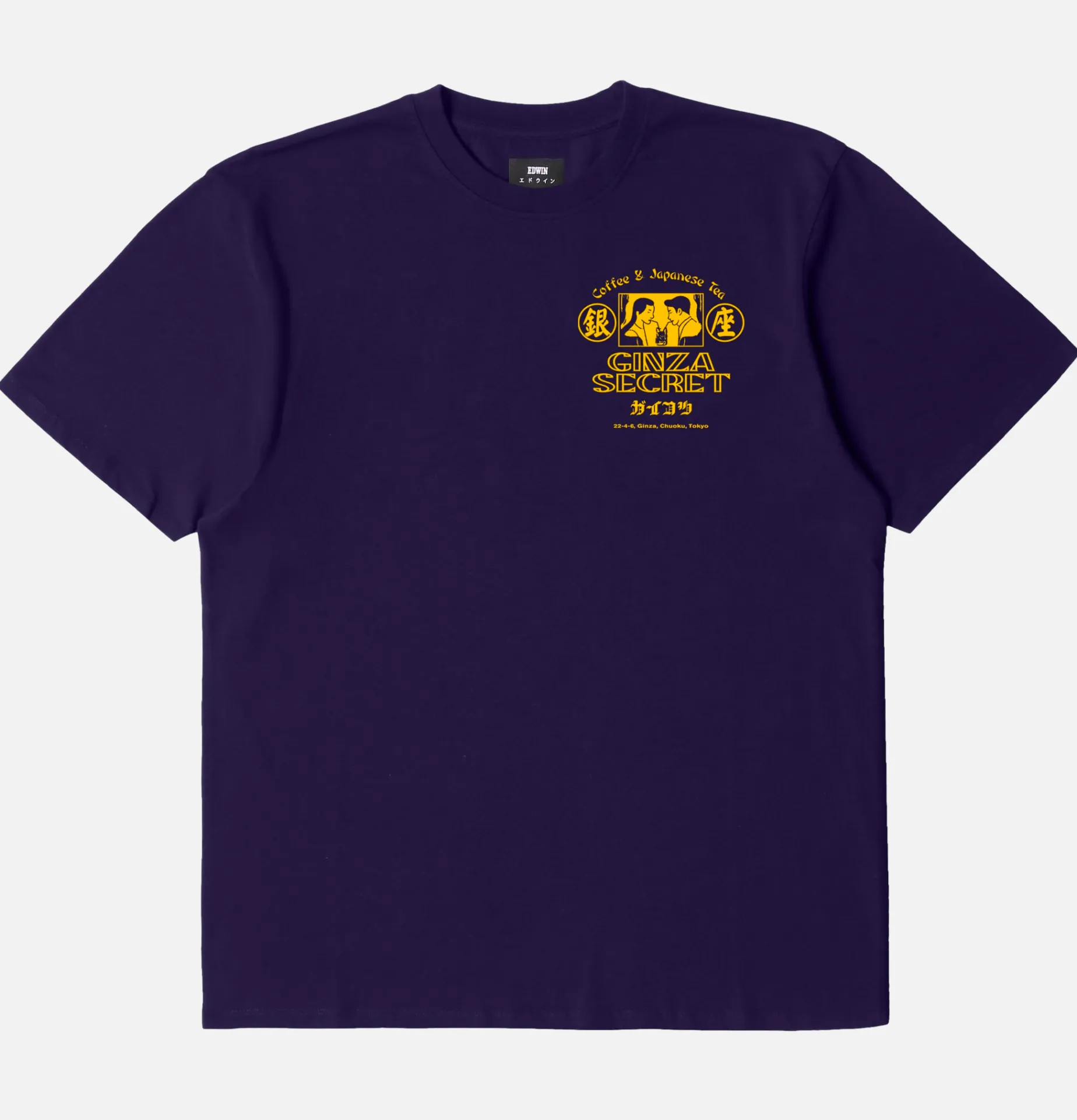 EDWIN Ginza Secret T-shirt Parachute Purple