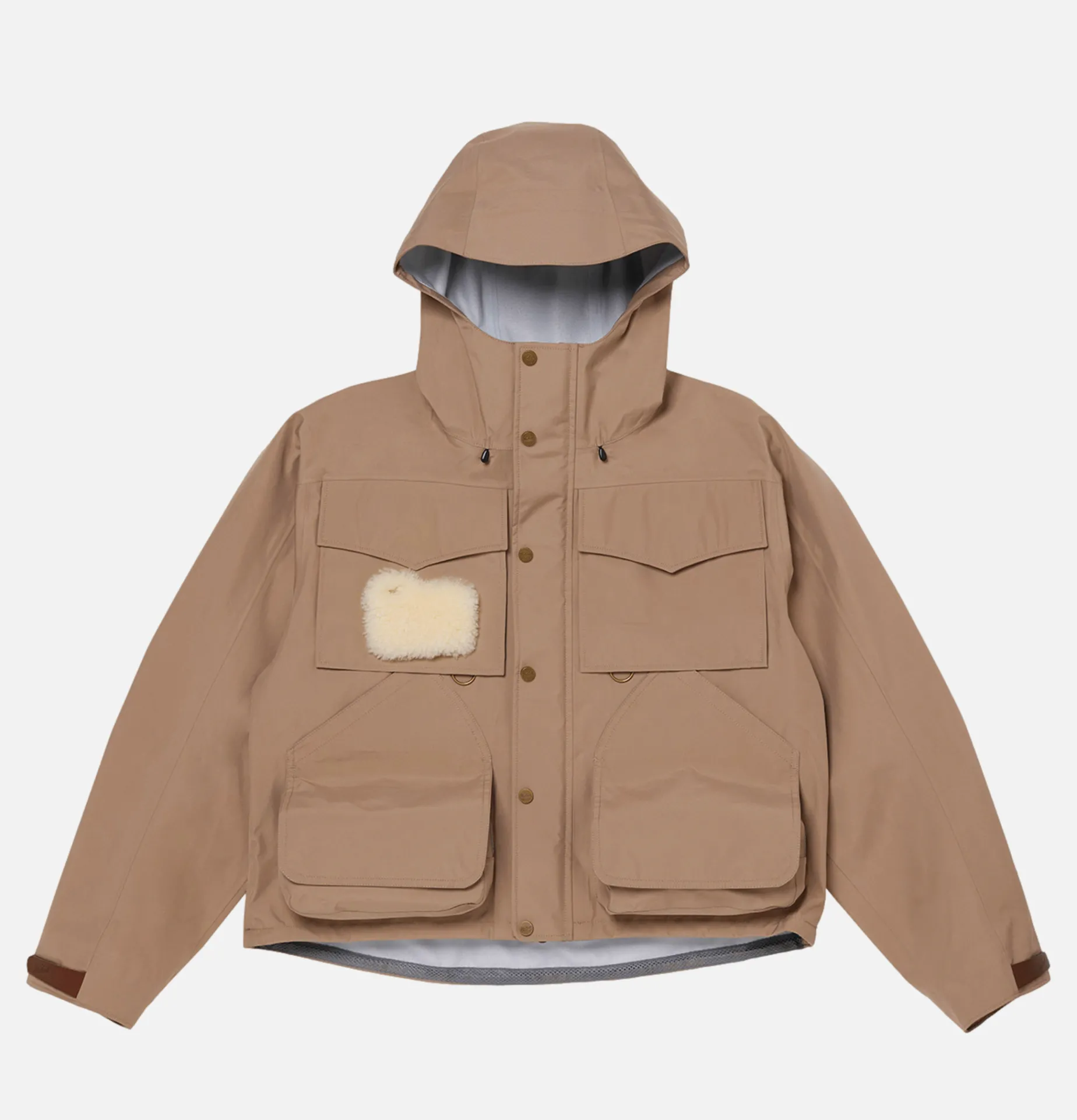 WOOLRICH Goretex Fishing Jacket Beige