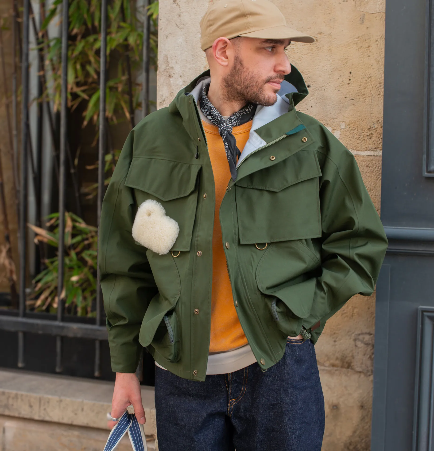 WOOLRICH Goretex Fishing Jacket Green