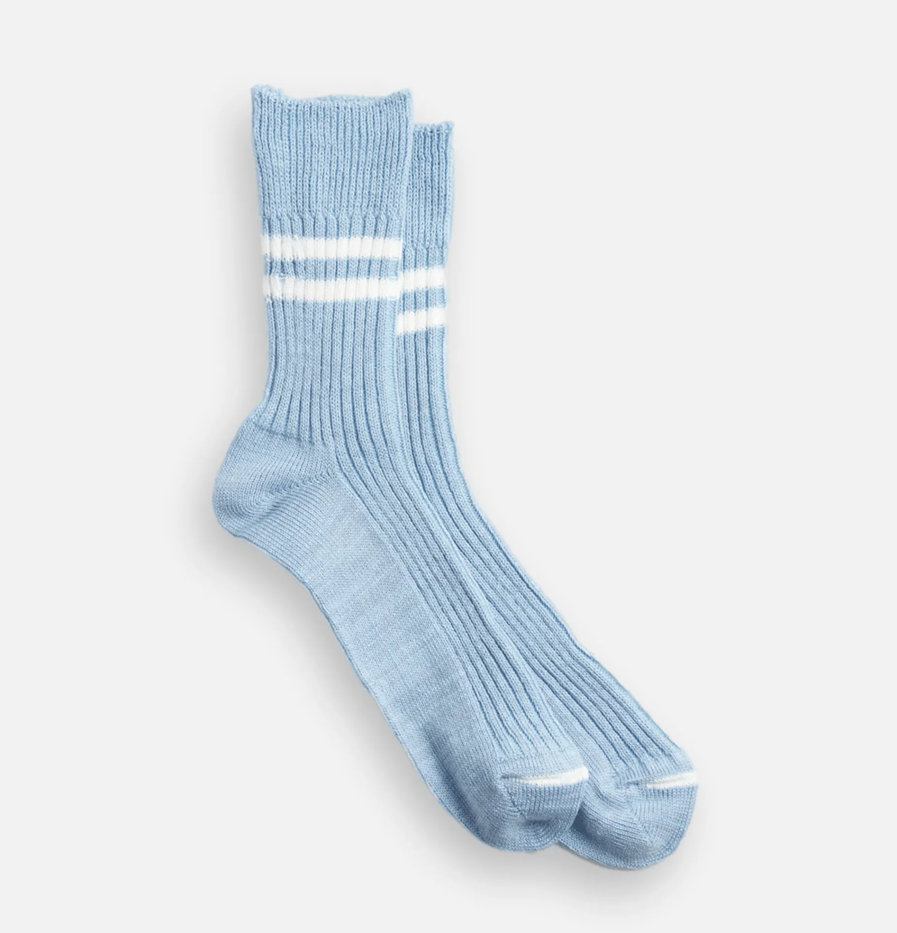 Women ROTOTO Hemp Organic Cotton Stripe Blue