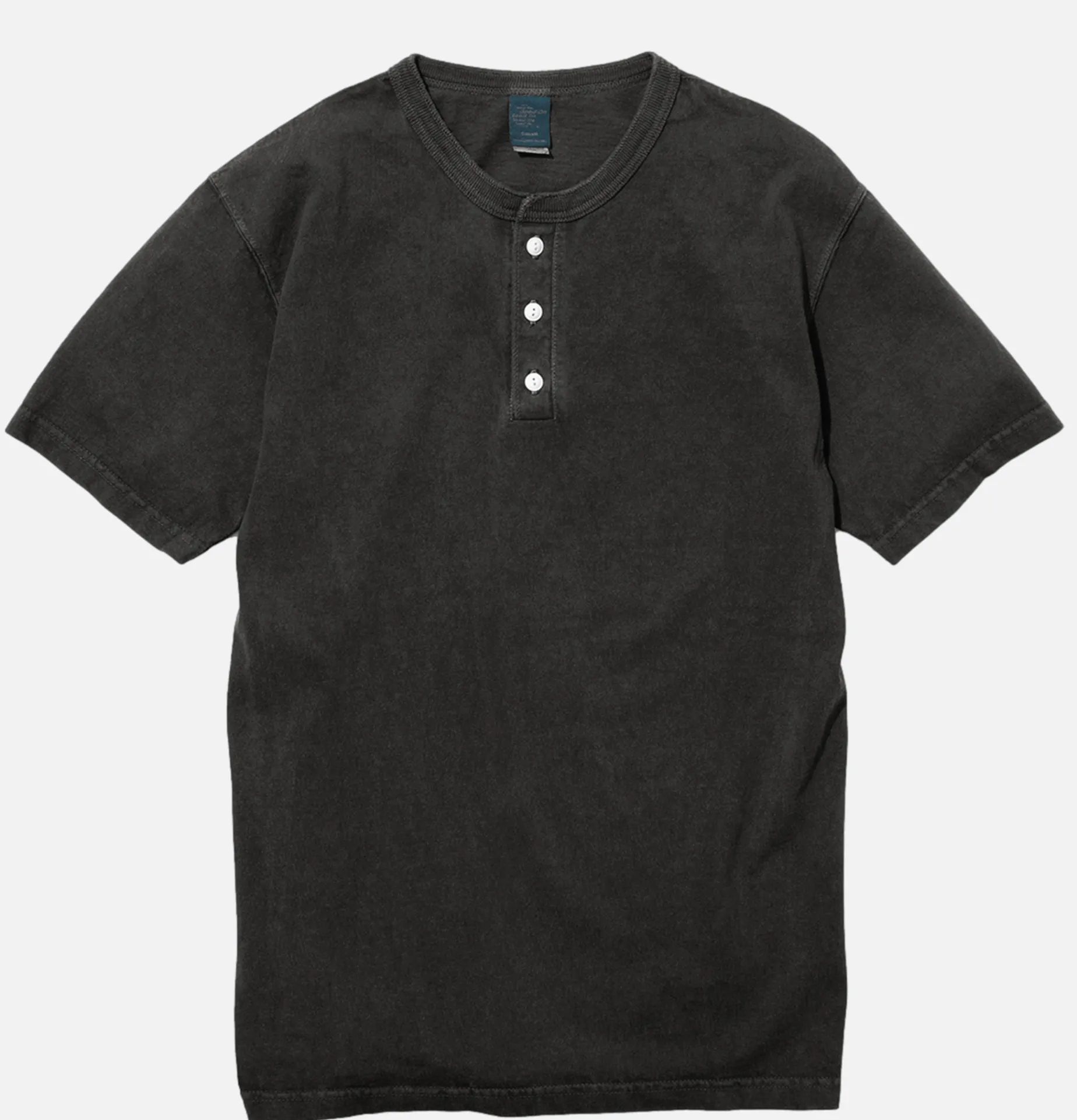 GOOD ON Henley Tee Black