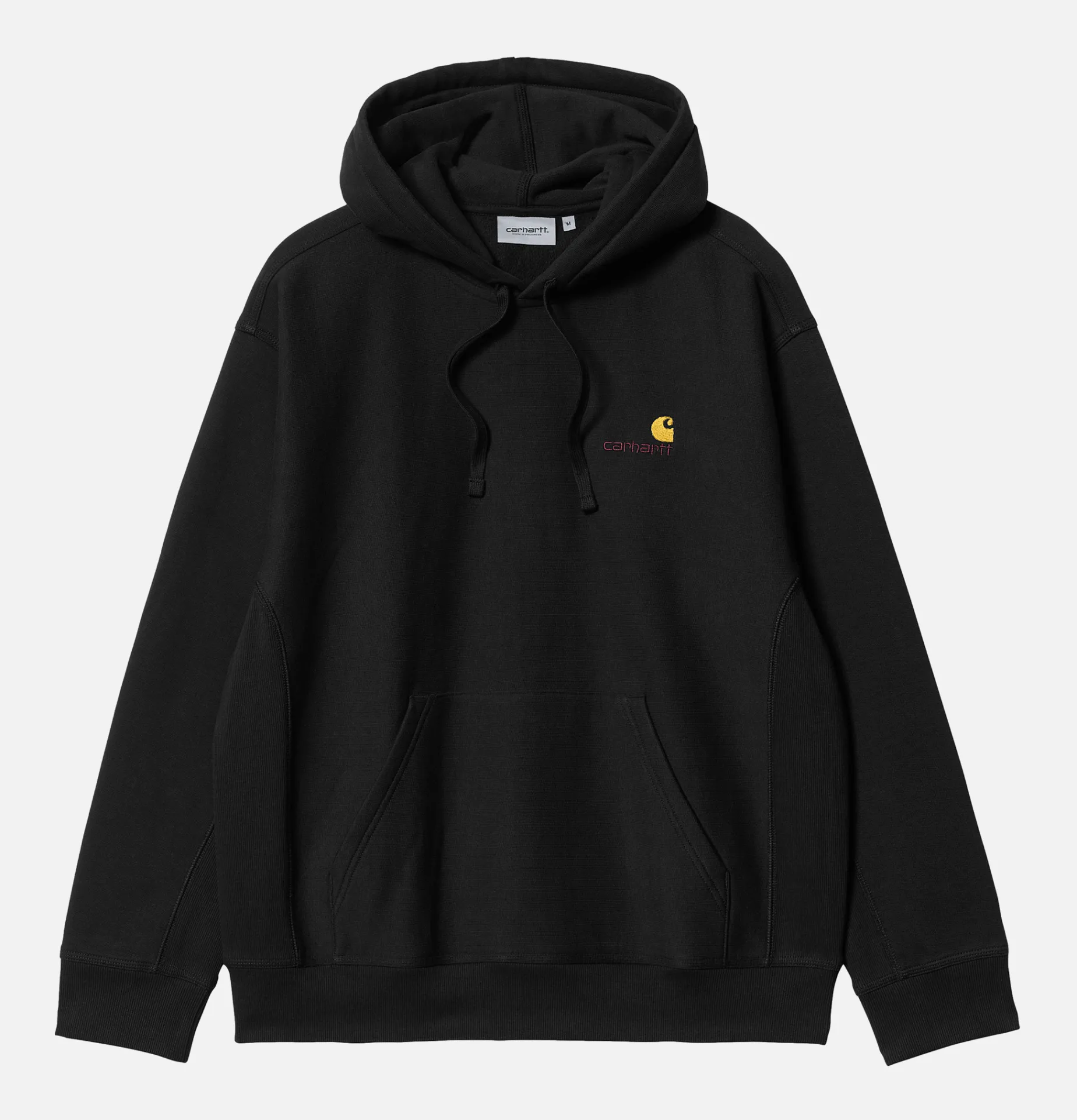 CARHARTT WIP Hooded American Script Black