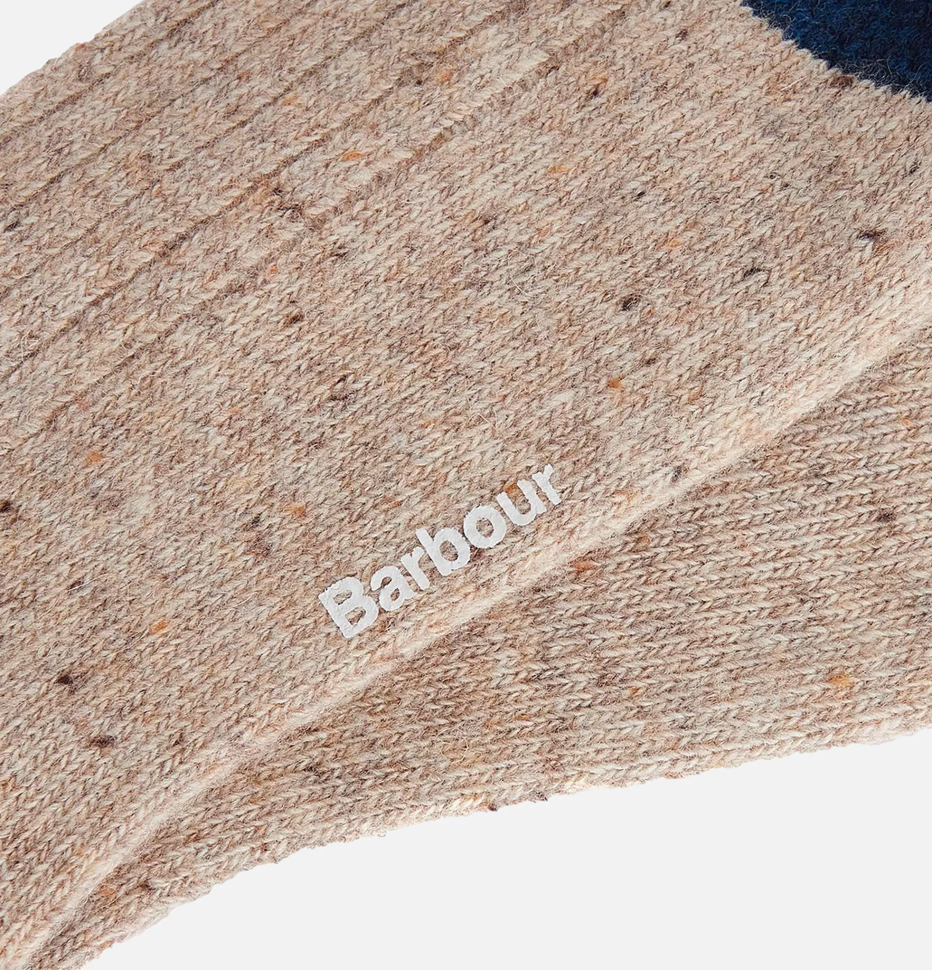 BARBOUR Houghton Socks Stone/navy