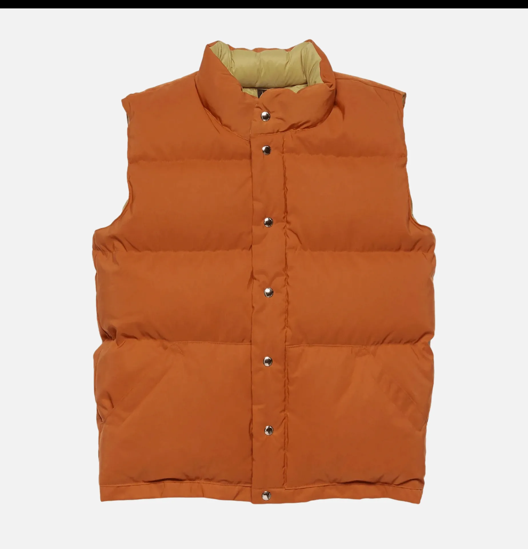 CRESCENT DOWN WORKS Italian Down Vest Rust