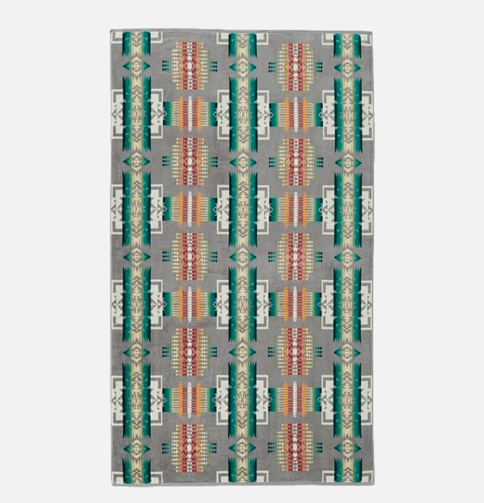 PENDLETON Jacquard Towel Chief Joseph Grey