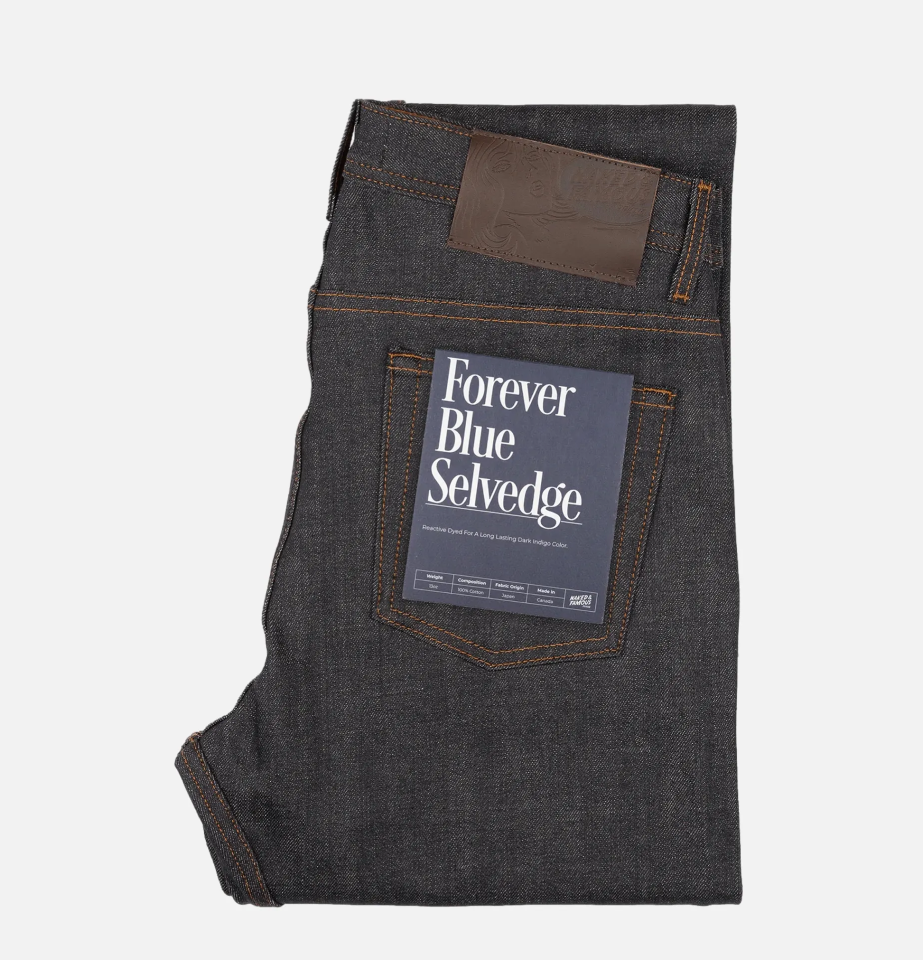 NAKED & FAMOUS Jean Weird Guy Forever Blue