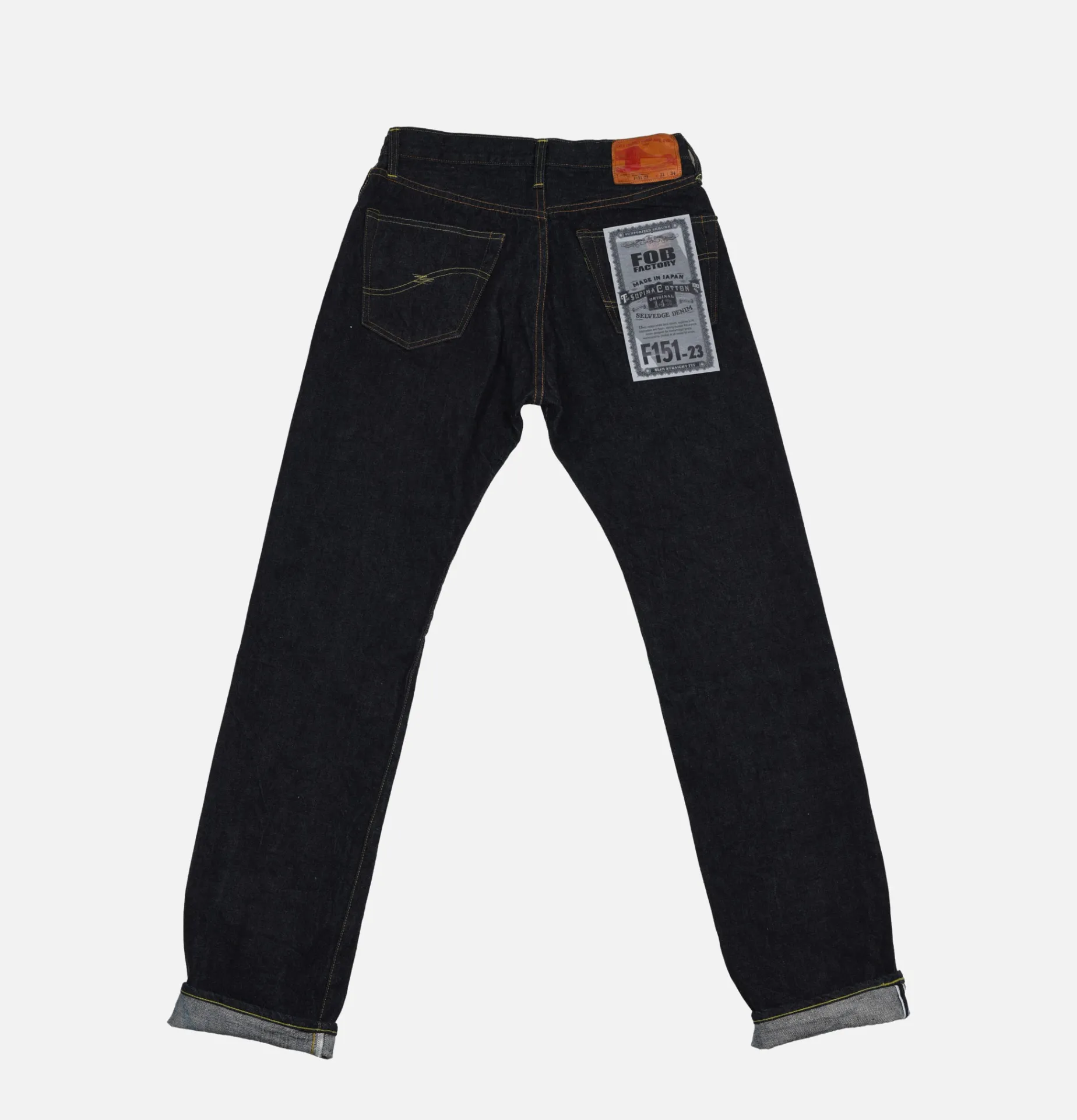 FOB FACTORY Jeans F151 One Wash