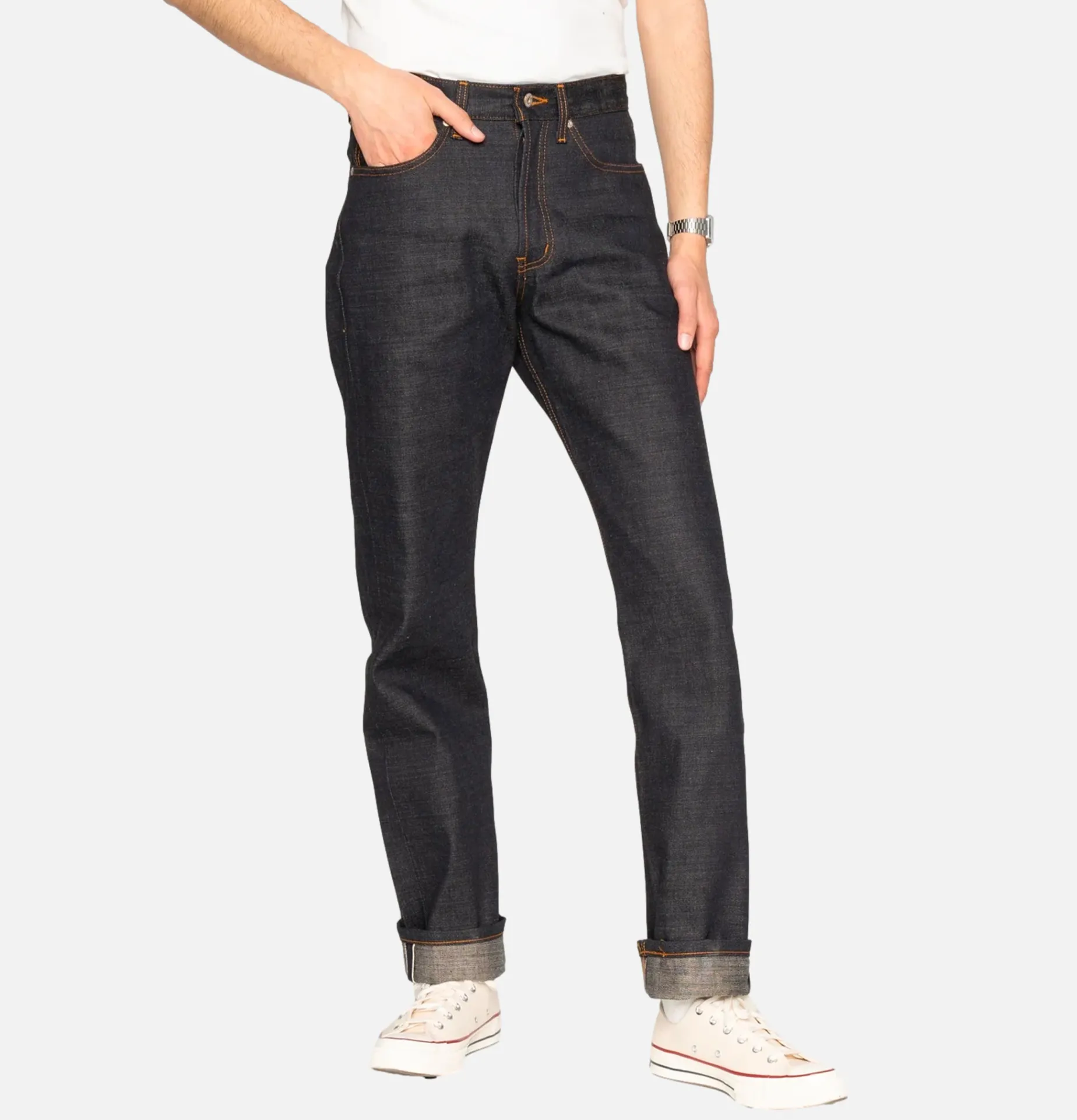 NAKED & FAMOUS Jeans True Guy Hard Soft Indig