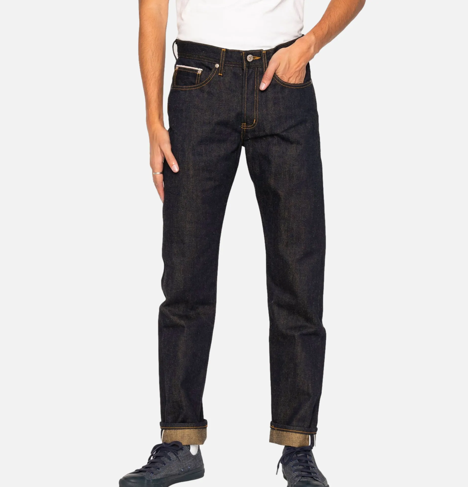 NAKED & FAMOUS Jeans Weird Guy Pagoda Dyed Selvedge