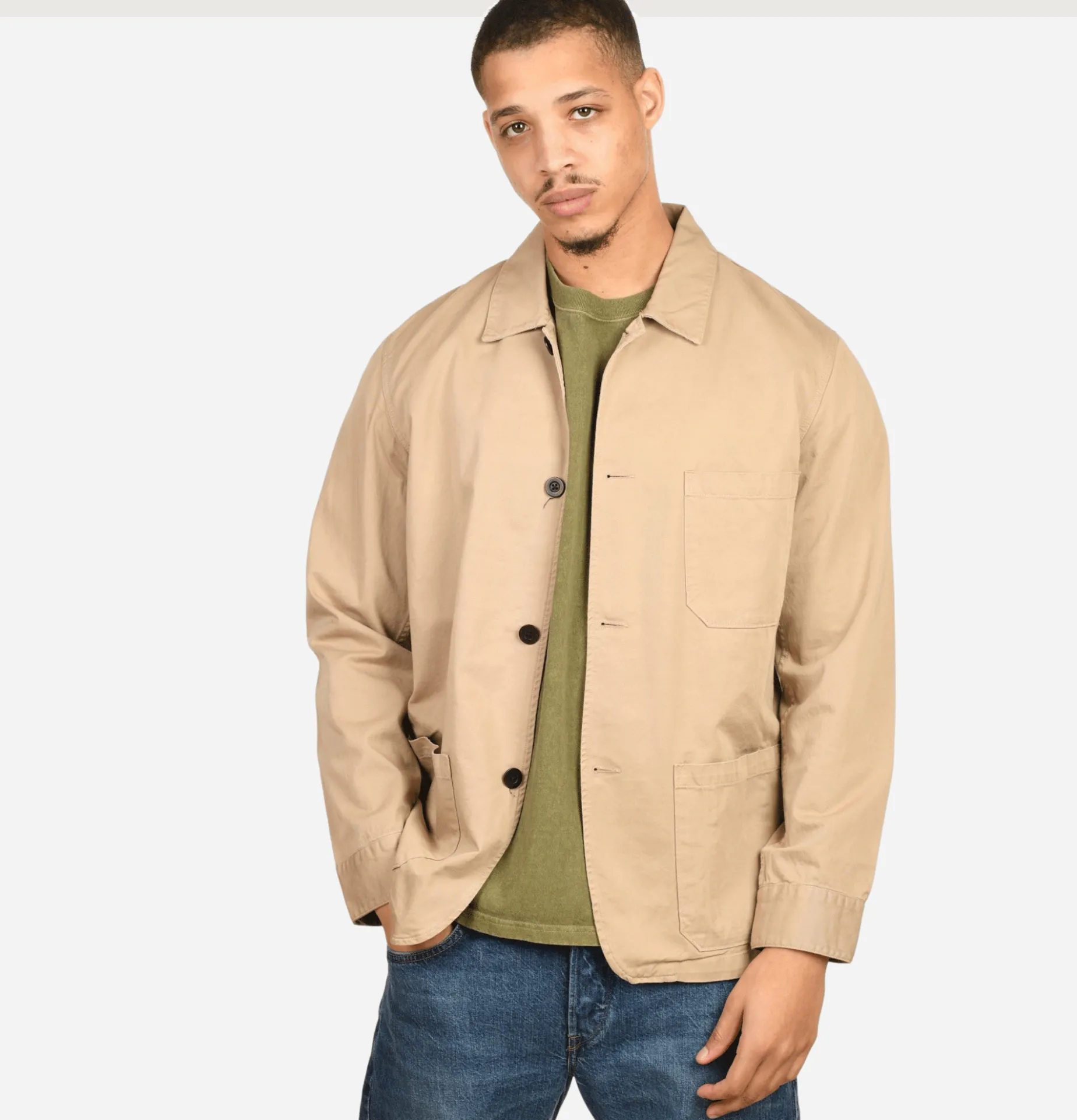 PORTUGUESE FLANNEL Labura Jacket Sand