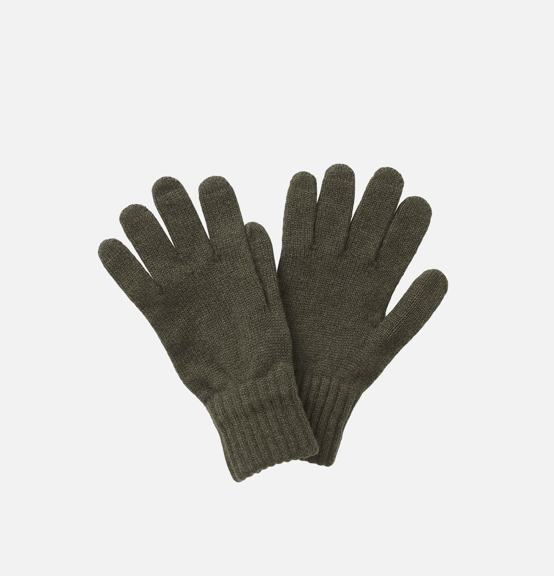 BARBOUR Lambswool Gloves olive