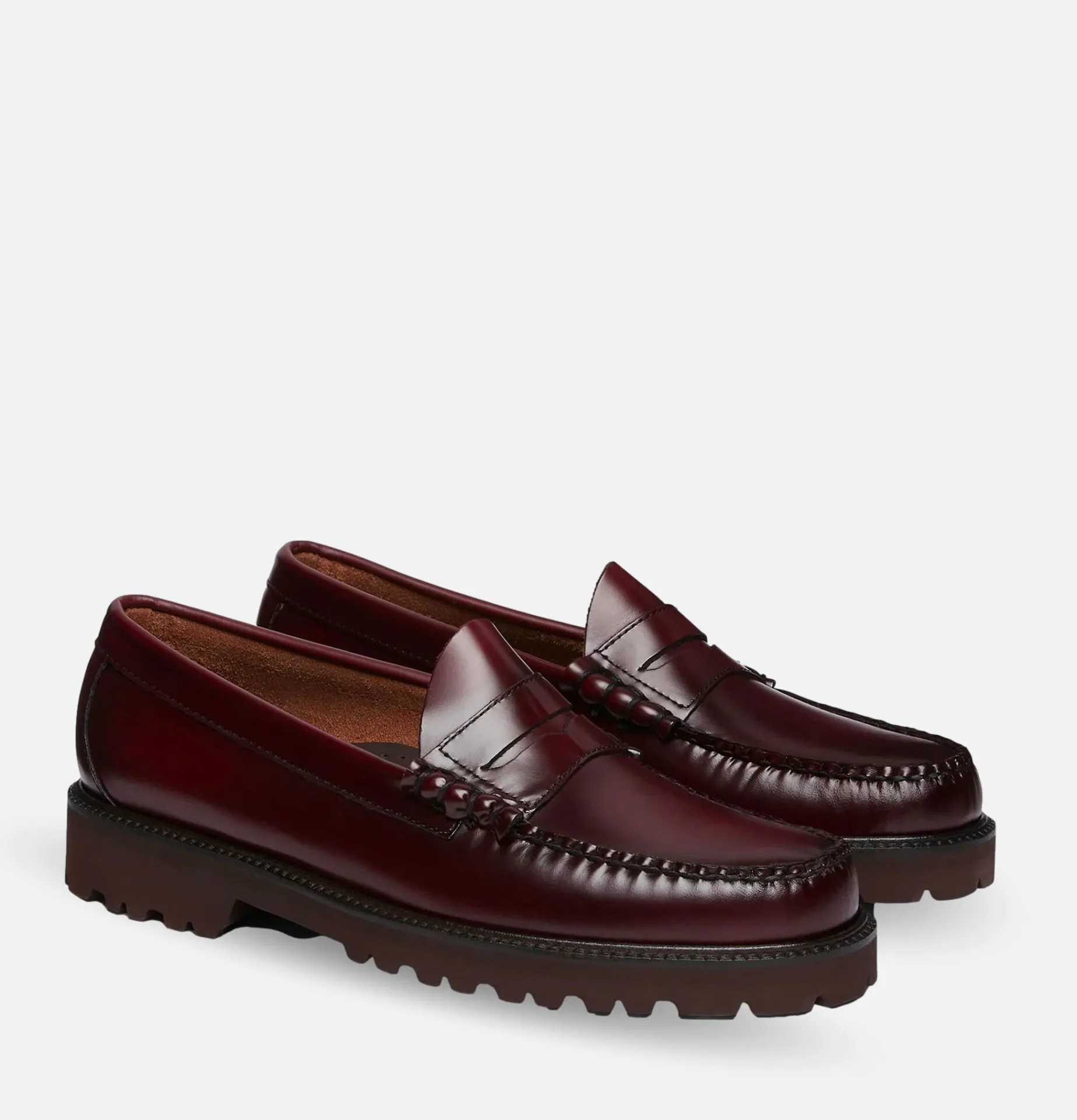 G.H. BASS Larson 90's Penny Loafer Wine