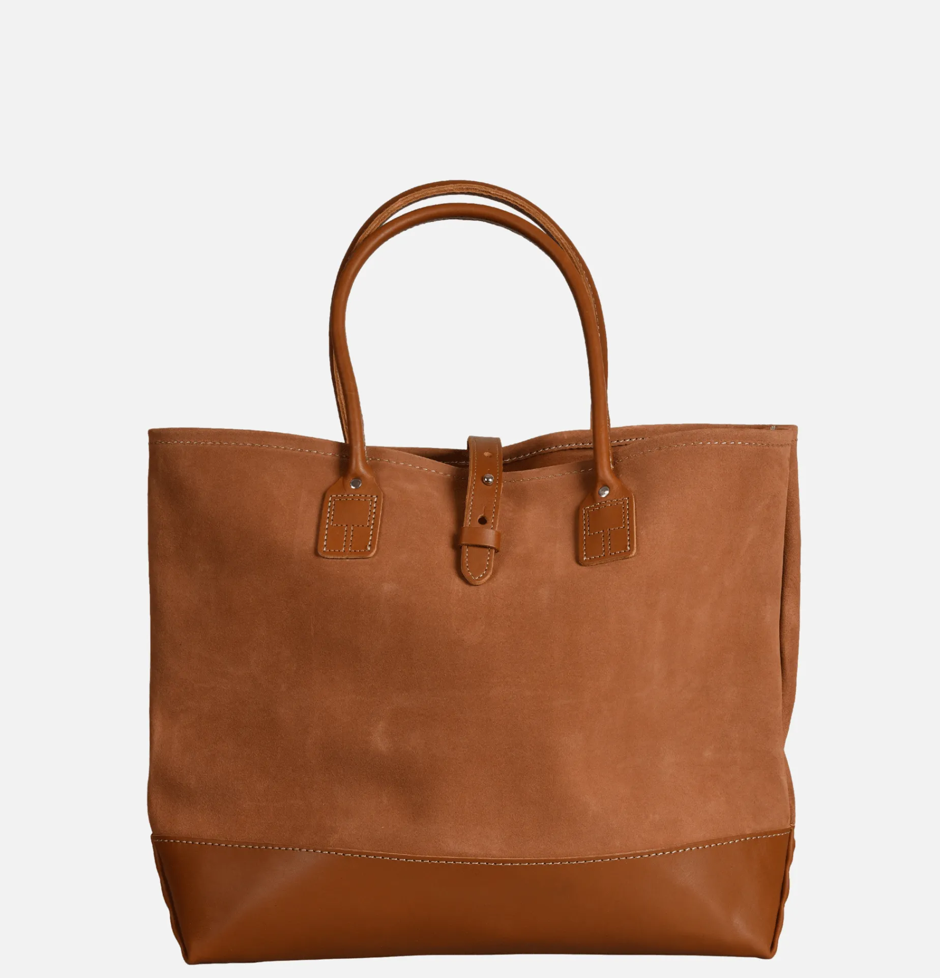 HERITAGE LEATHER COMPANY Latigo Leather Tote Bag