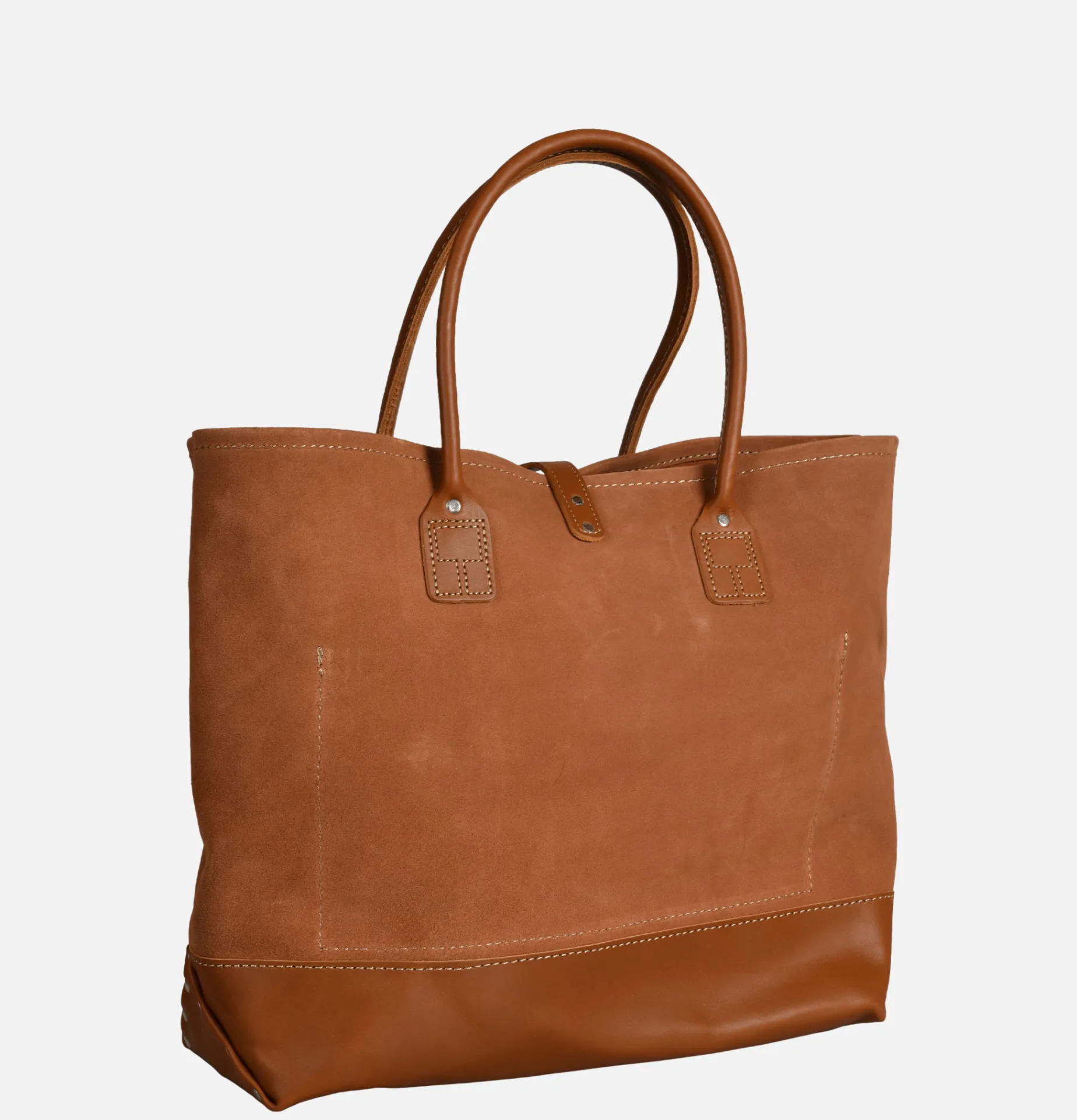 HERITAGE LEATHER COMPANY Latigo Leather Tote Bag