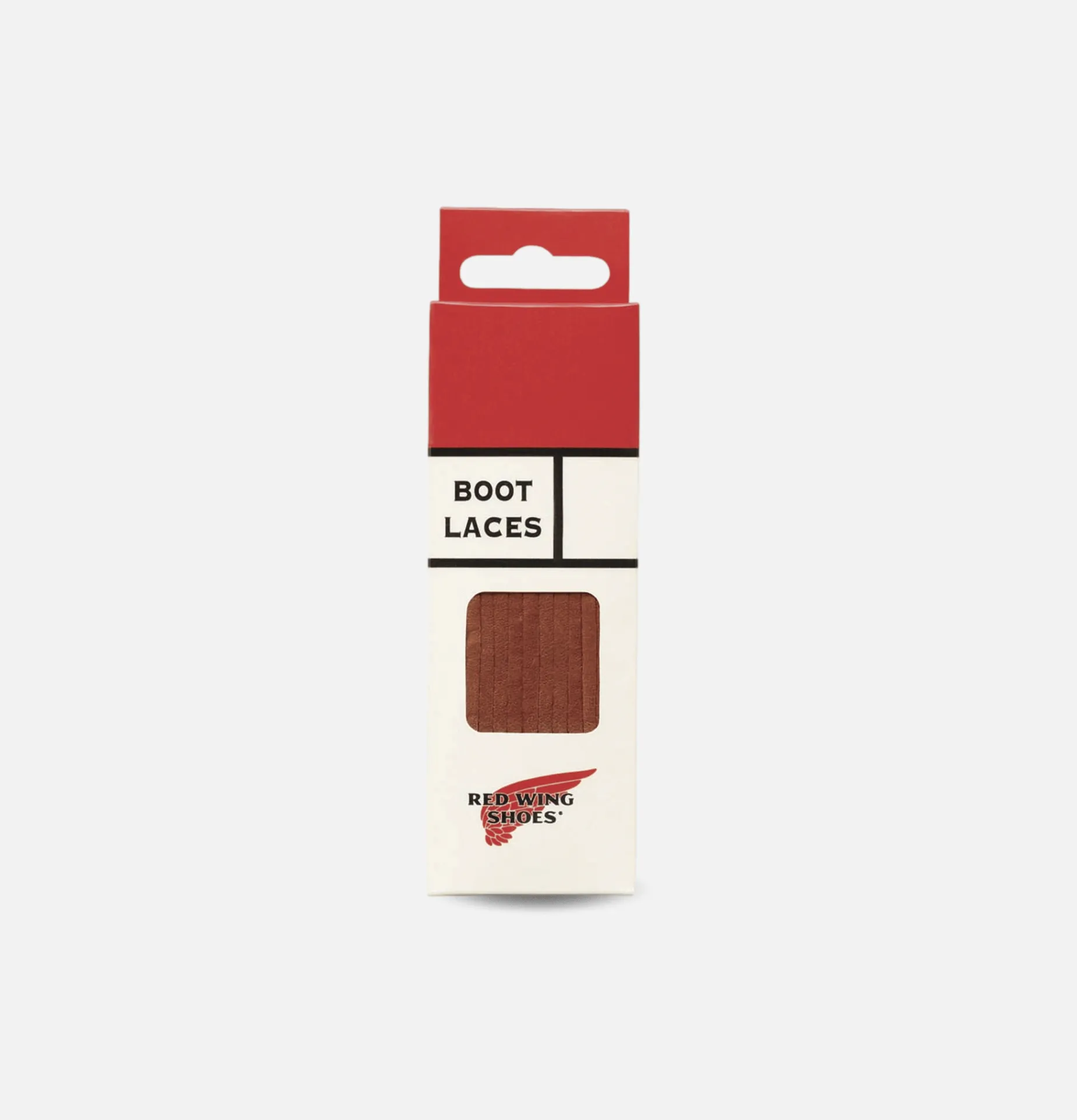 RED WING SHOES Leather Laces Chestnut