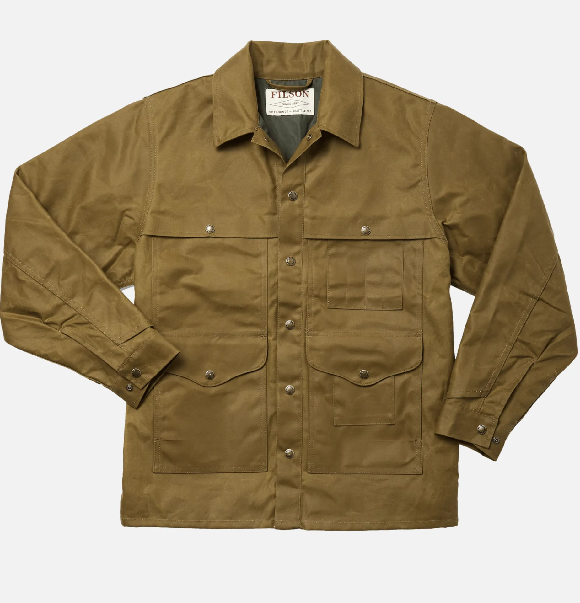 FILSON Lined Tin Cruiser Dark Tan